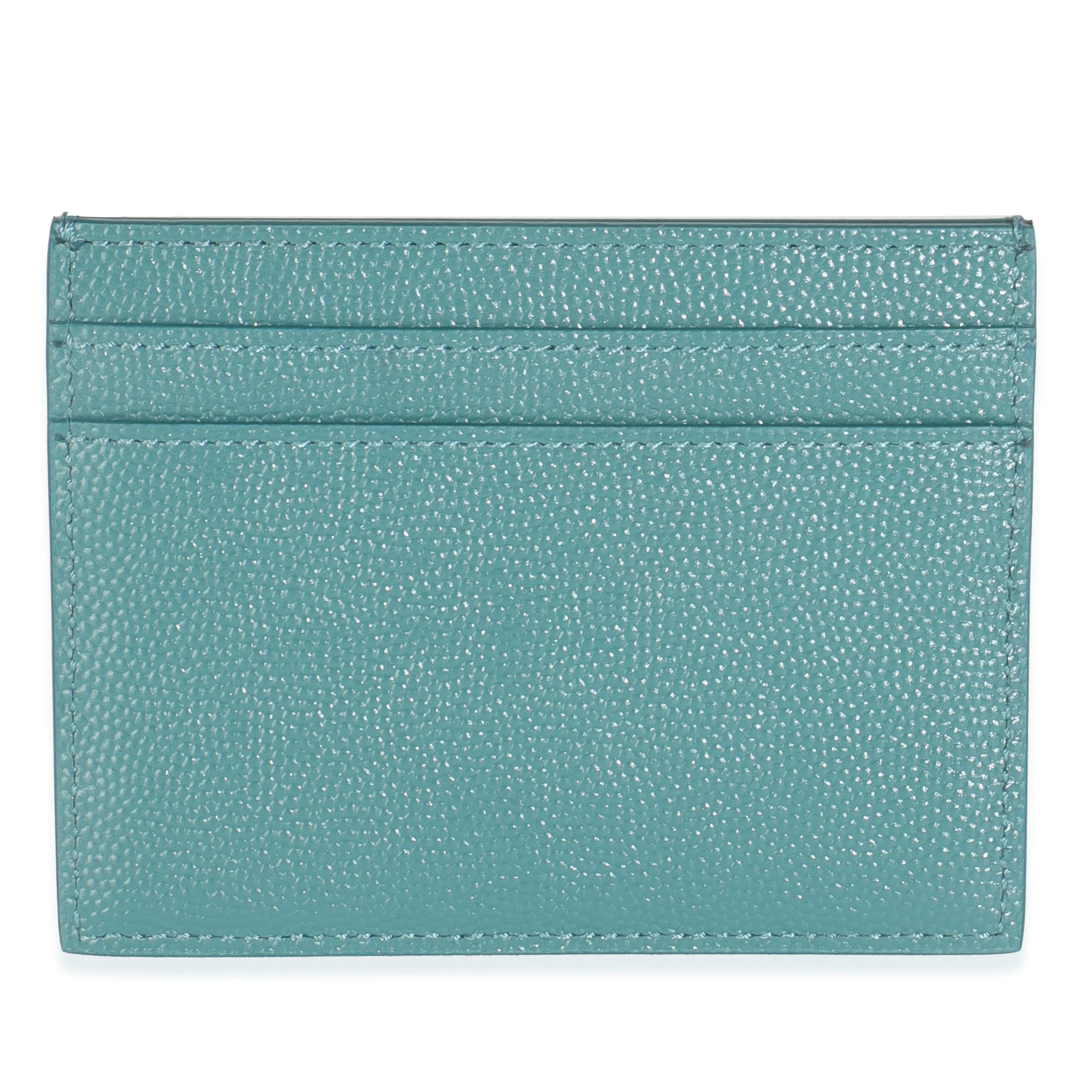 Turquoise Grain De Poudre Credit Card Case - Image 4