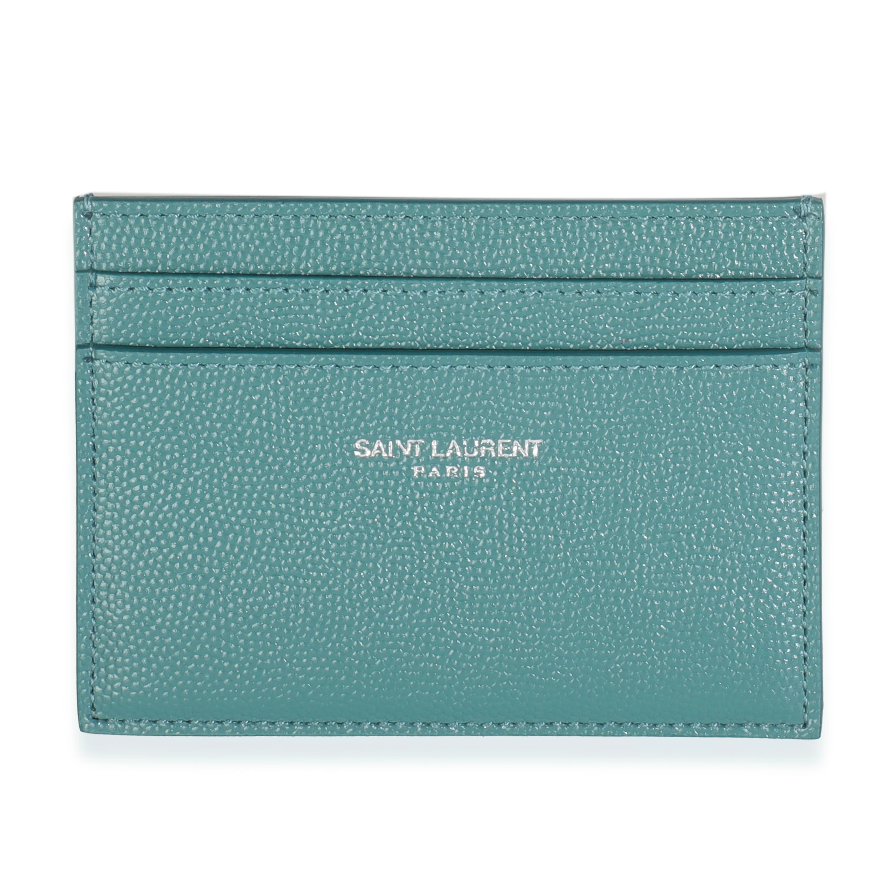 Turquoise Grain De Poudre Credit Card Case