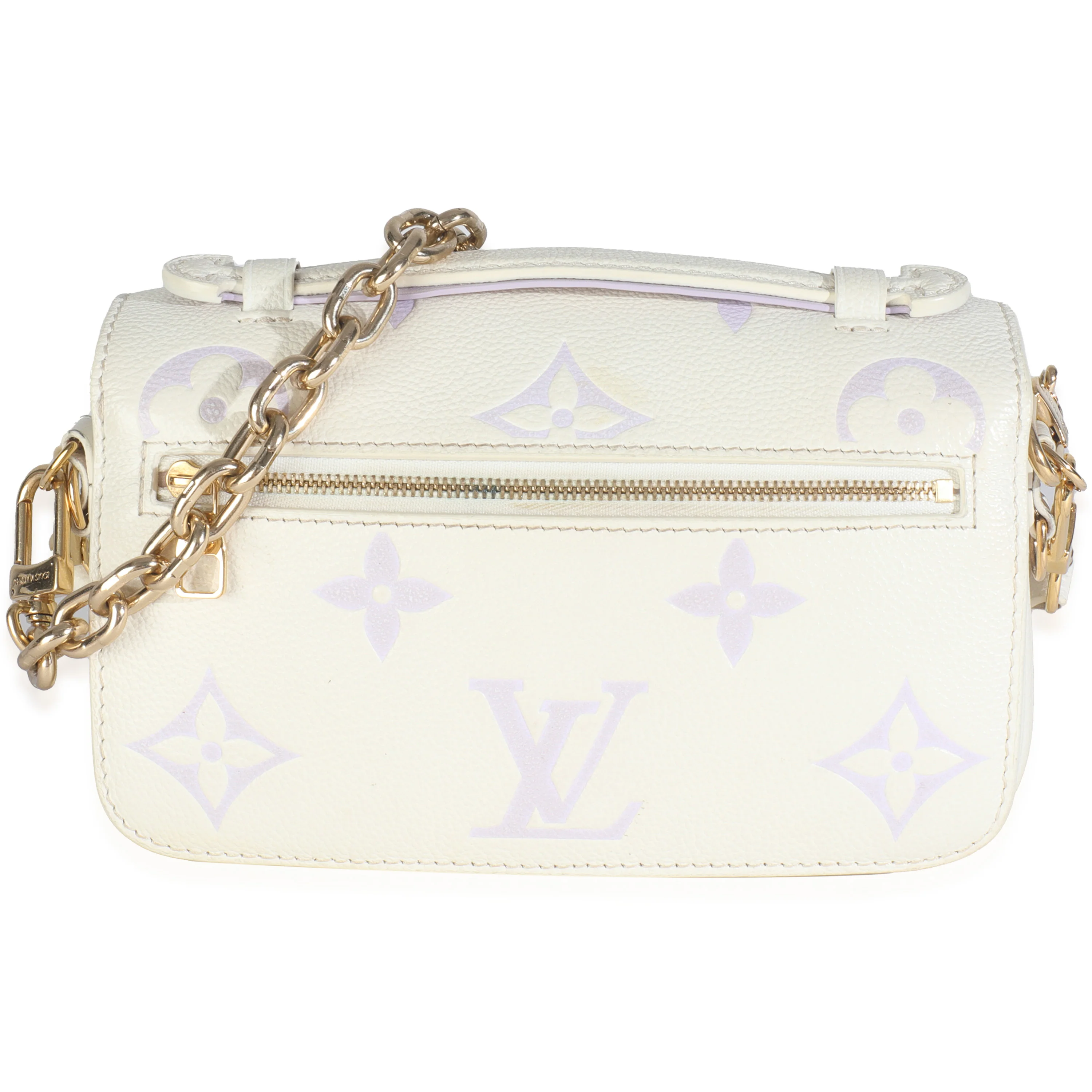 Latte Bubble Tea Giant Monogram Empreinte Pochette Metis East West - Image 4