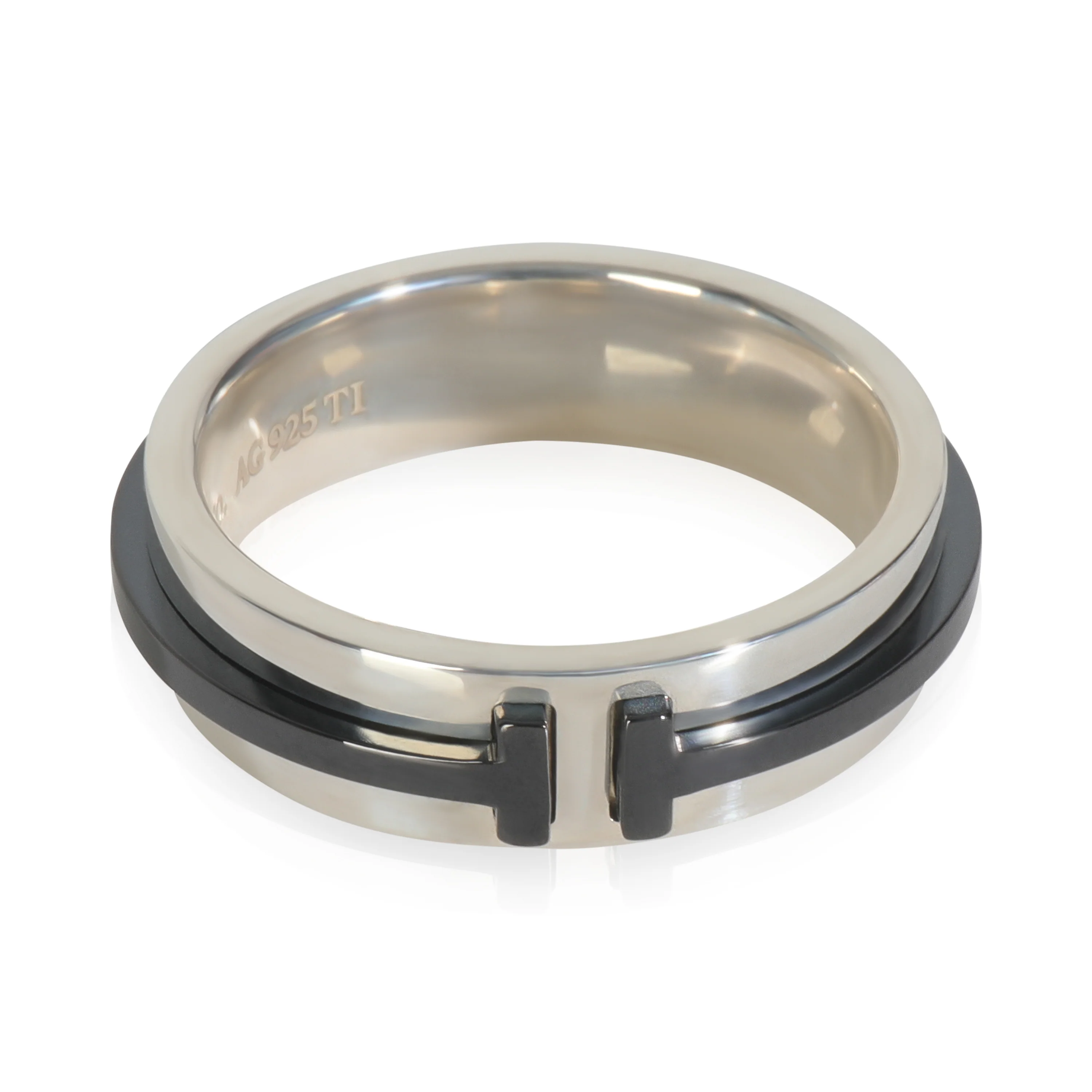 Sterling Silver Tiffany T Ring