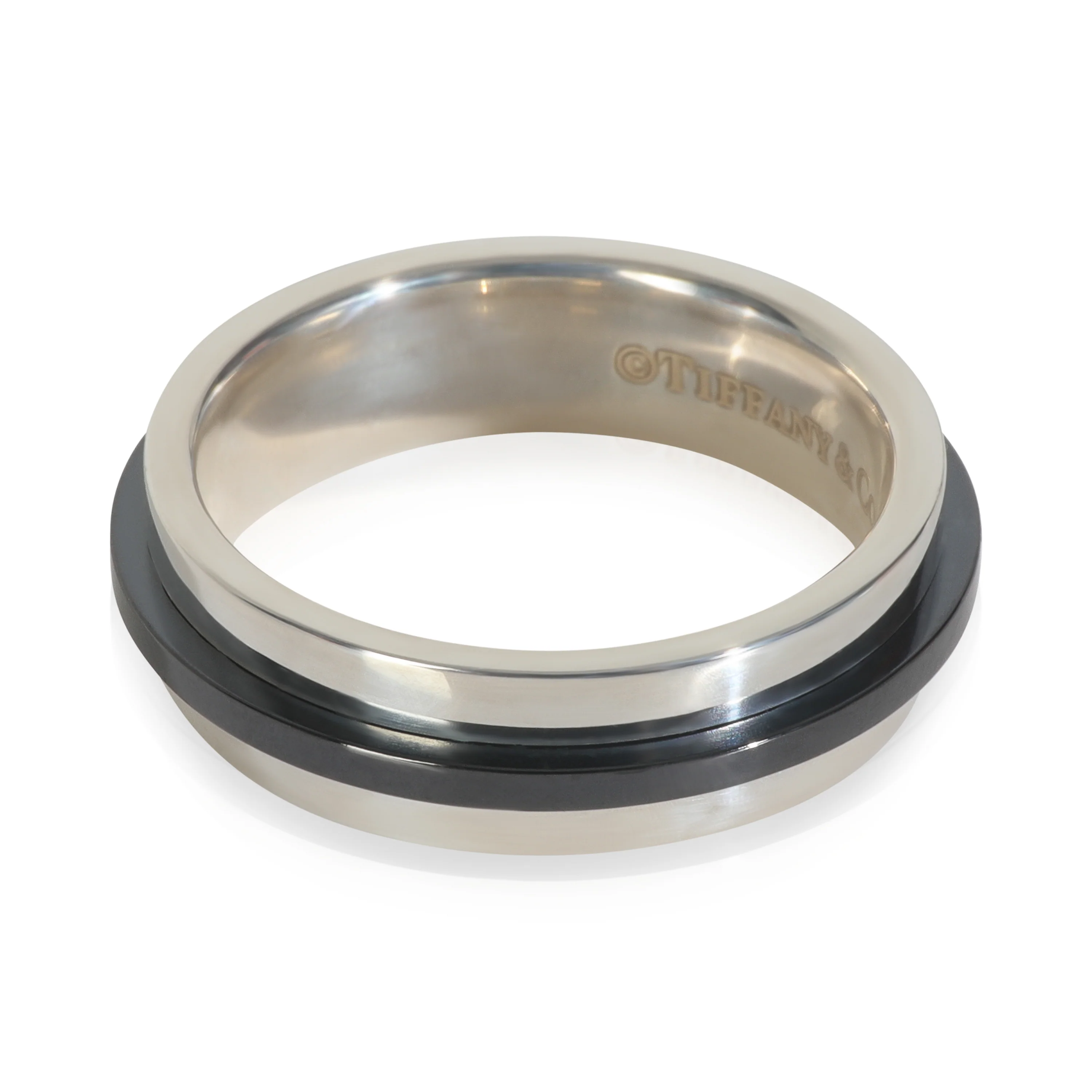 Sterling Silver Tiffany T Ring - Image 3