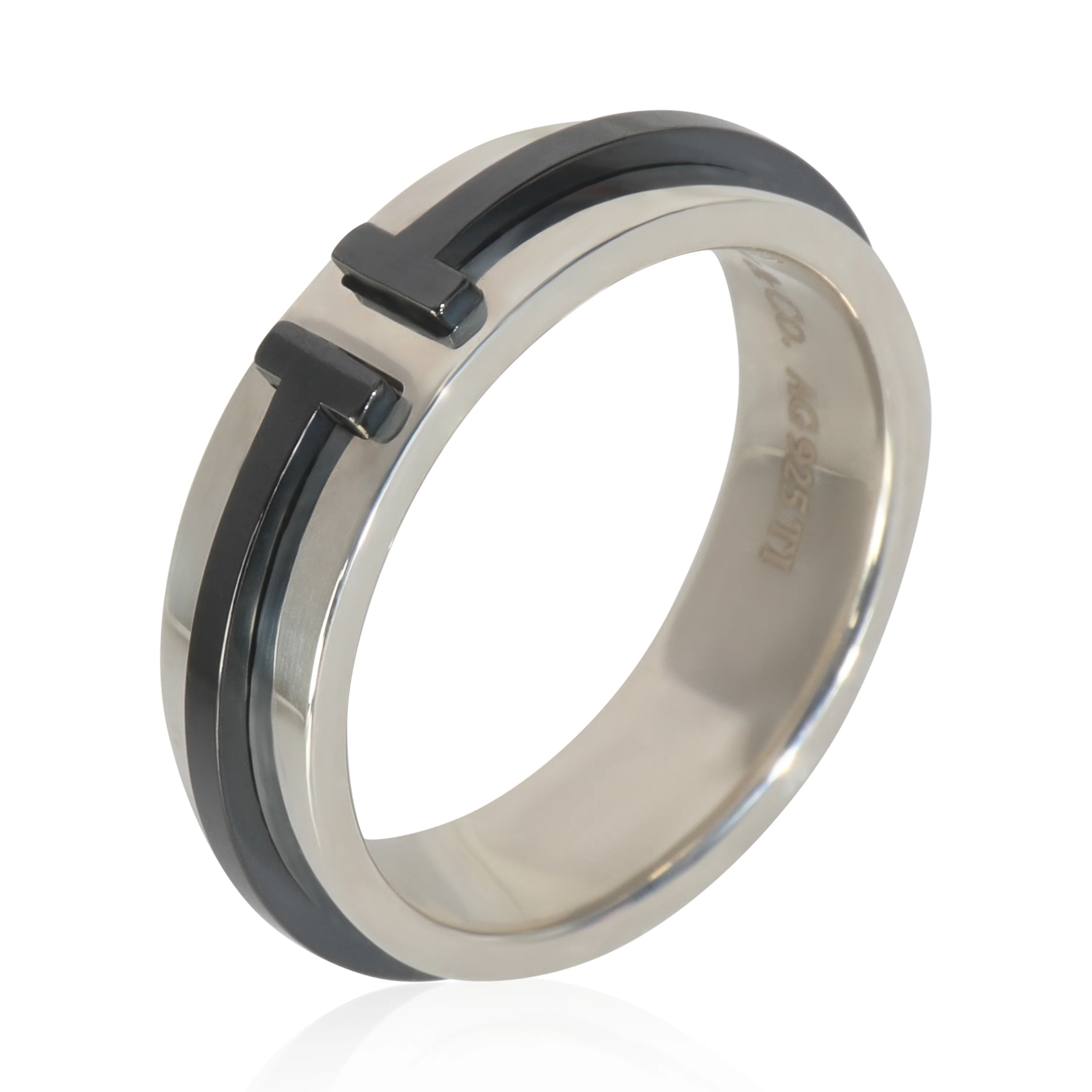 Sterling Silver Tiffany T Ring - Image 4