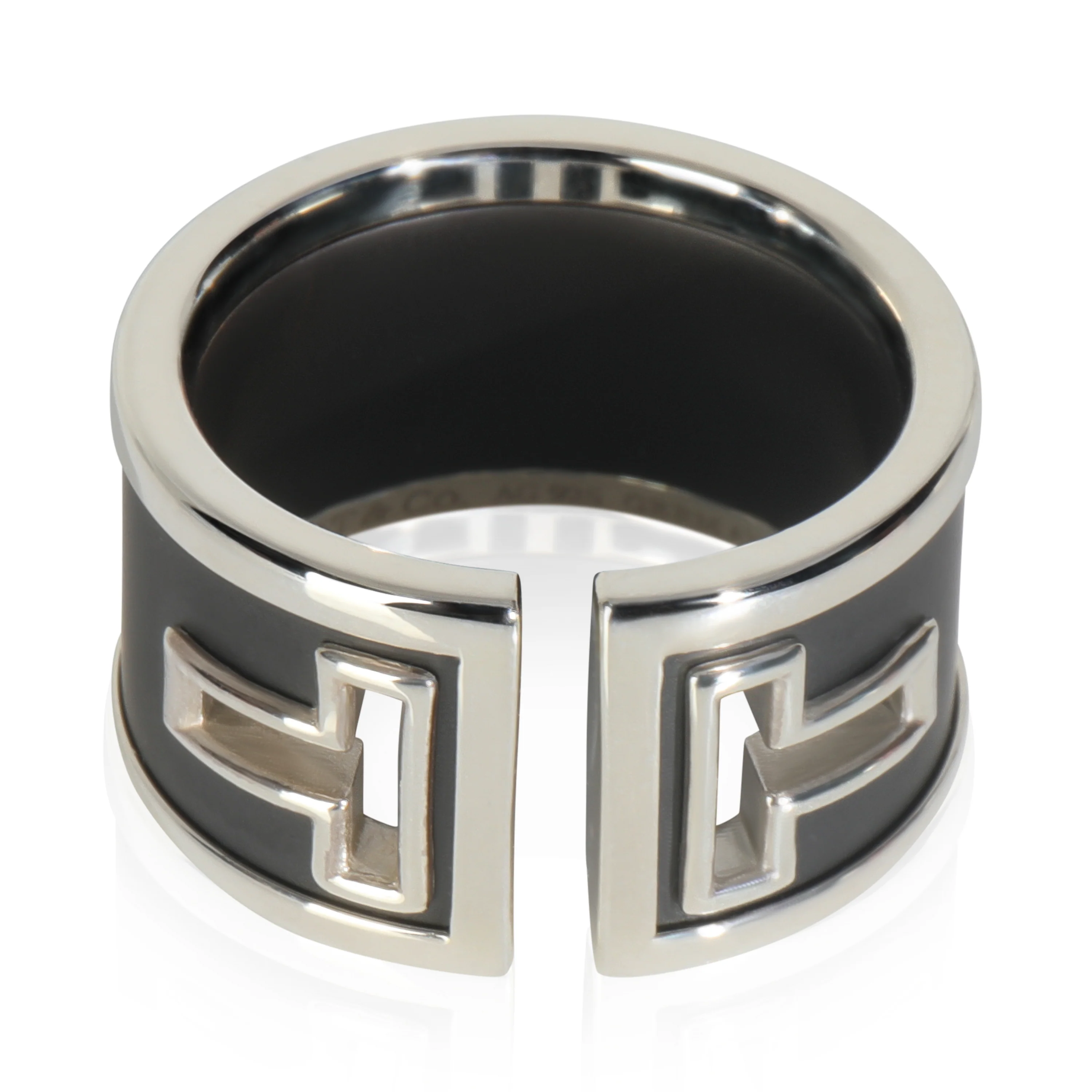Sterling Silver  T Cutout Ring