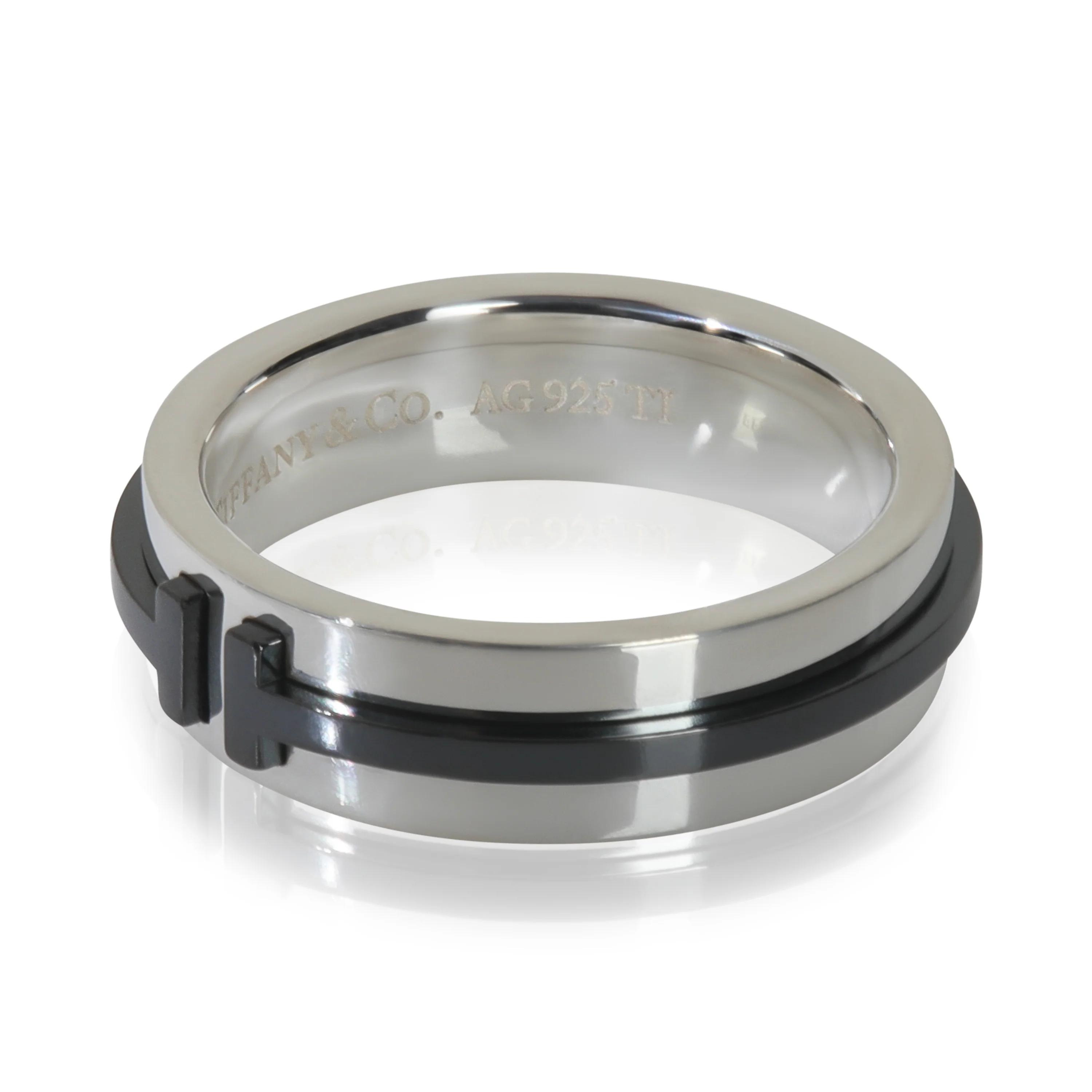 Sterling Silver Tiffany T Band - Image 2