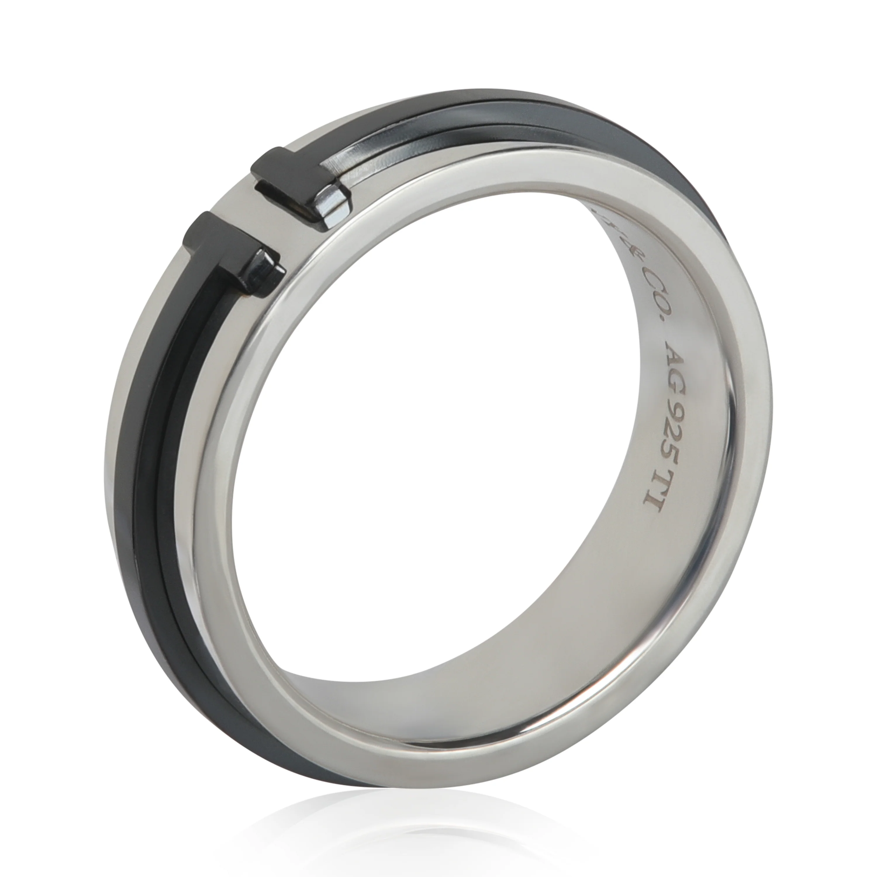 Sterling Silver Tiffany T Band - Image 5