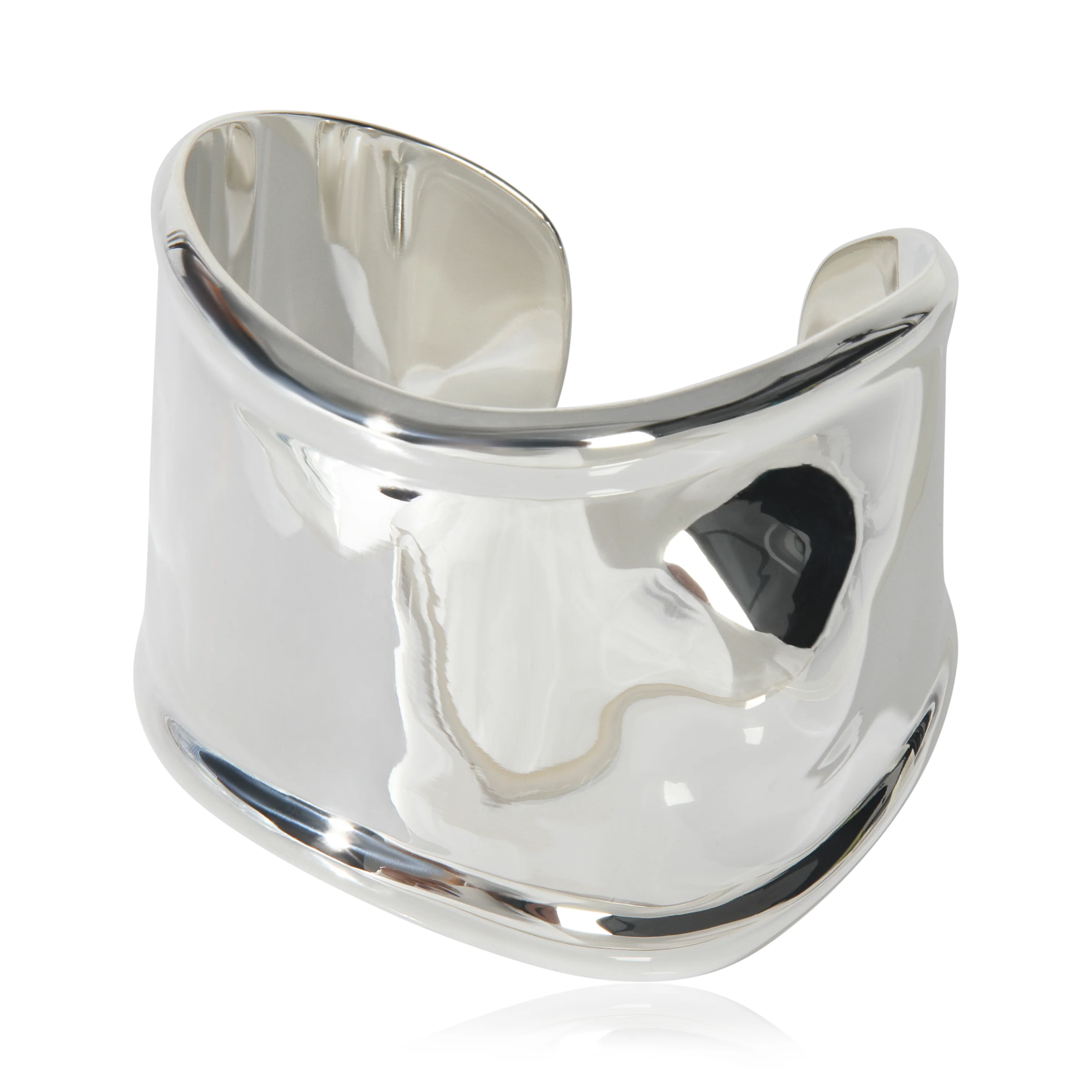 Sterling Silver Mexican Right Hand Bone Cuff Bracelet - Image 2