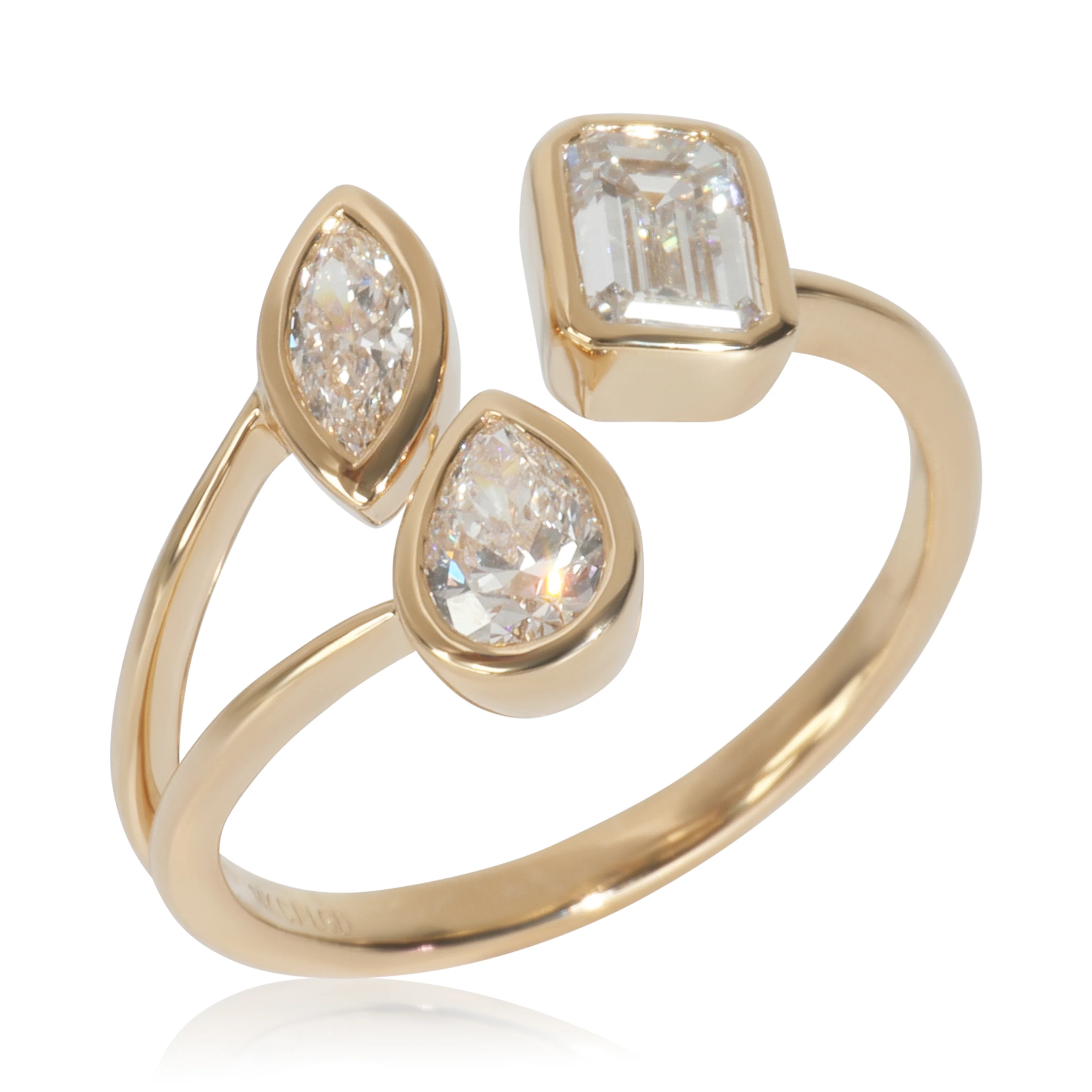 1.27 ctw Yellow Gold Lab-Grown Diamond Ring - Image 4