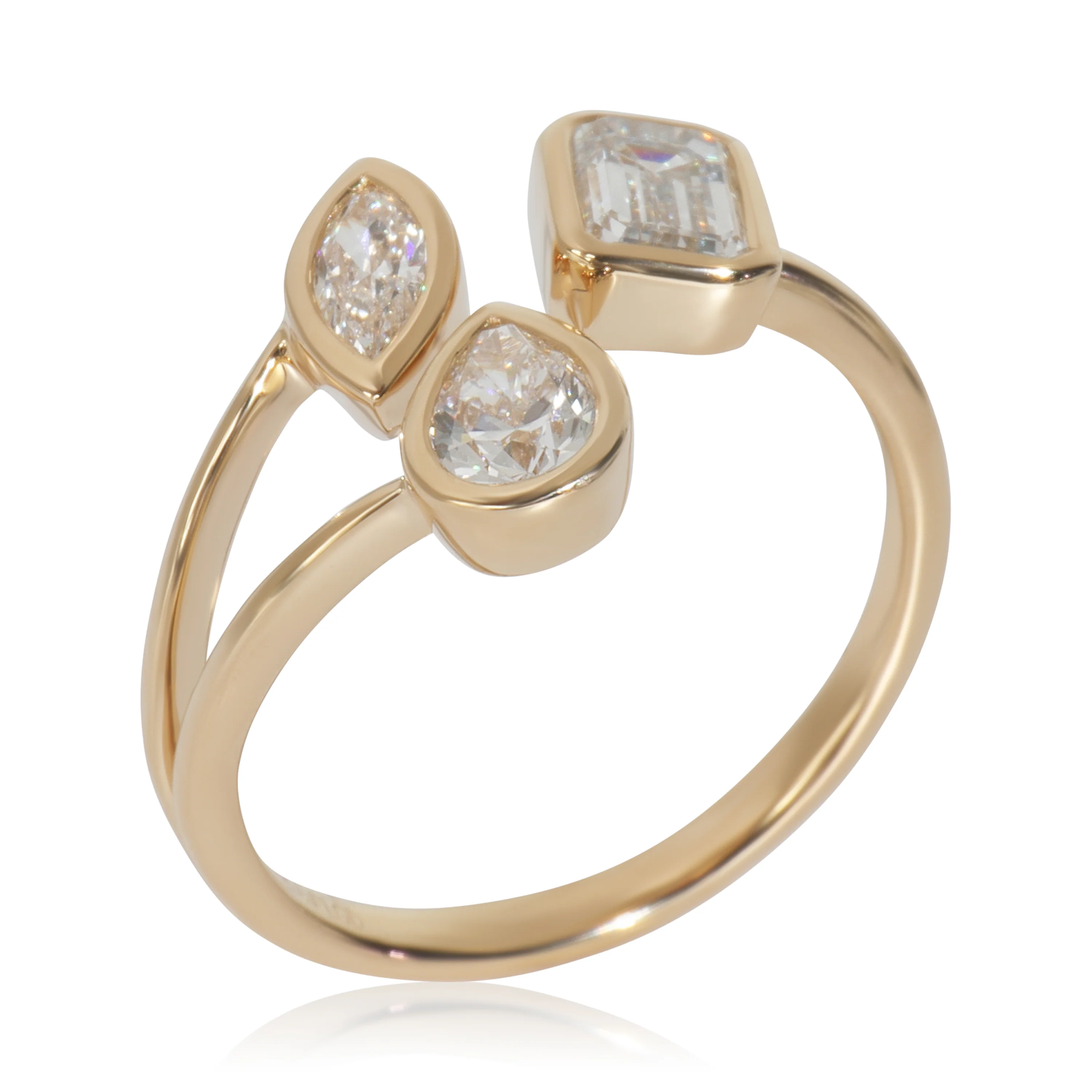 1.27 ctw Yellow Gold Lab-Grown Diamond Ring - Image 5