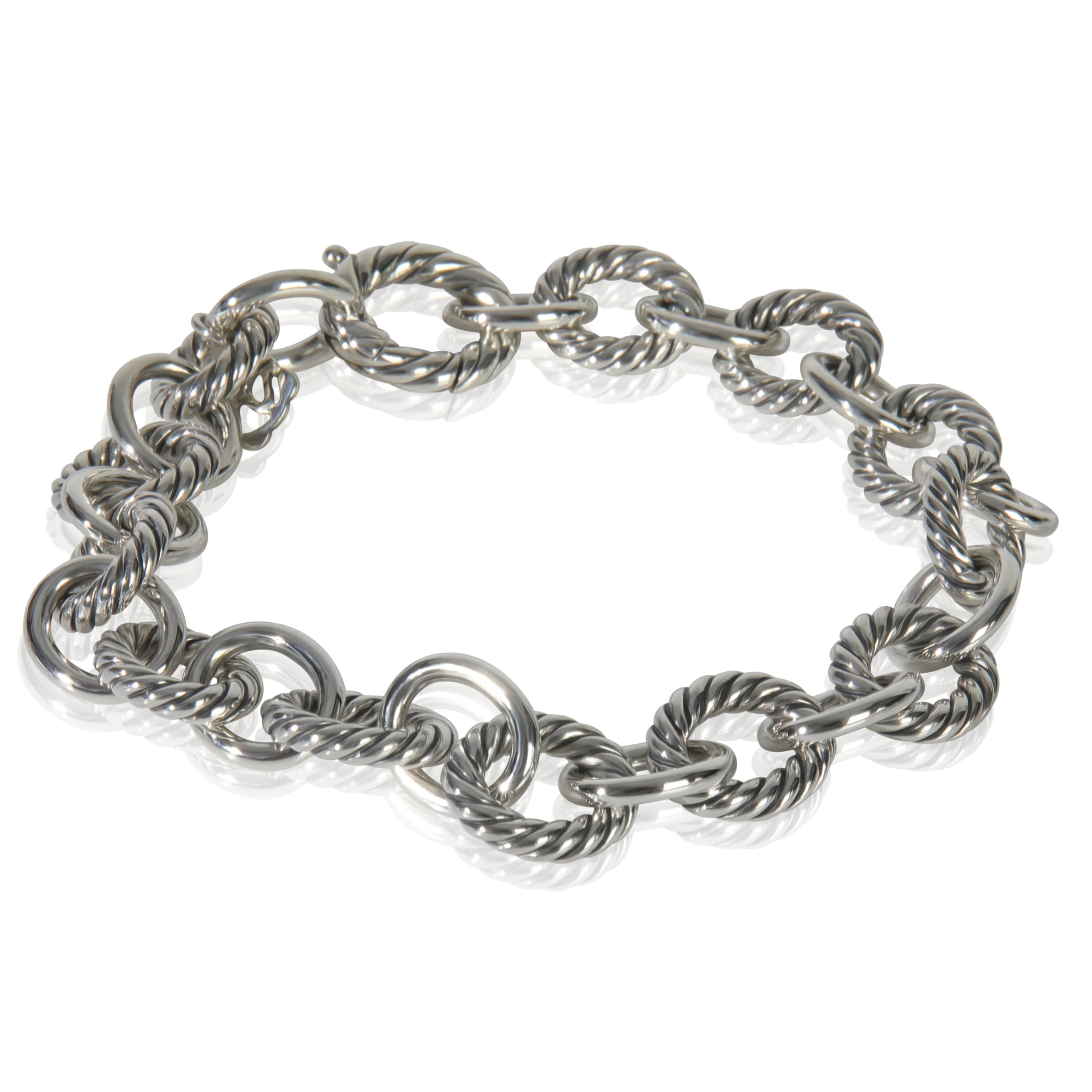 Sterling Silver  Oval Link Bracelet