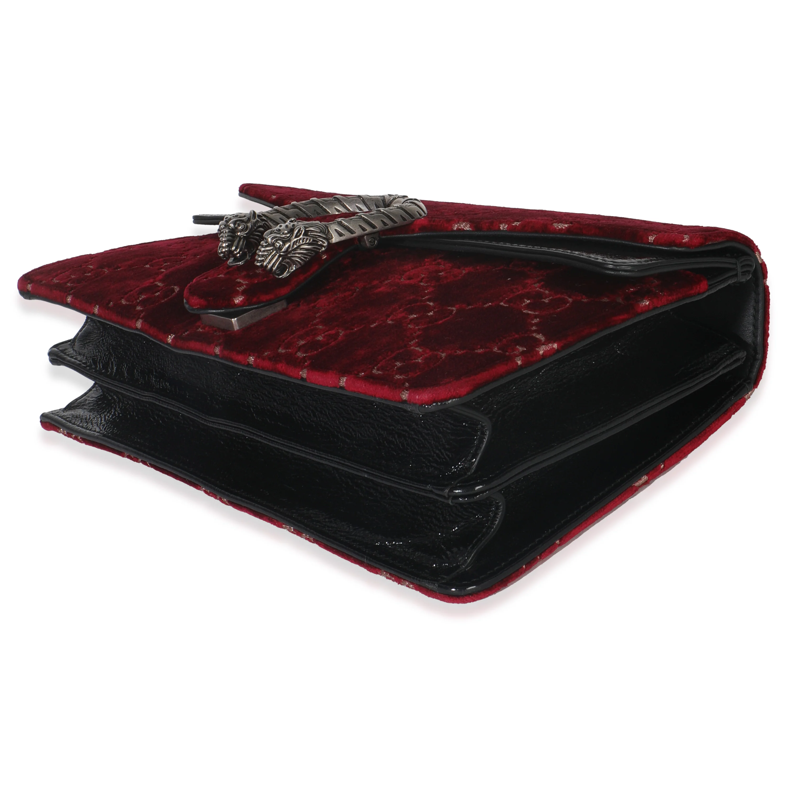 Red Cipria GG Velvet Medium Dionysus Bag - Image 7