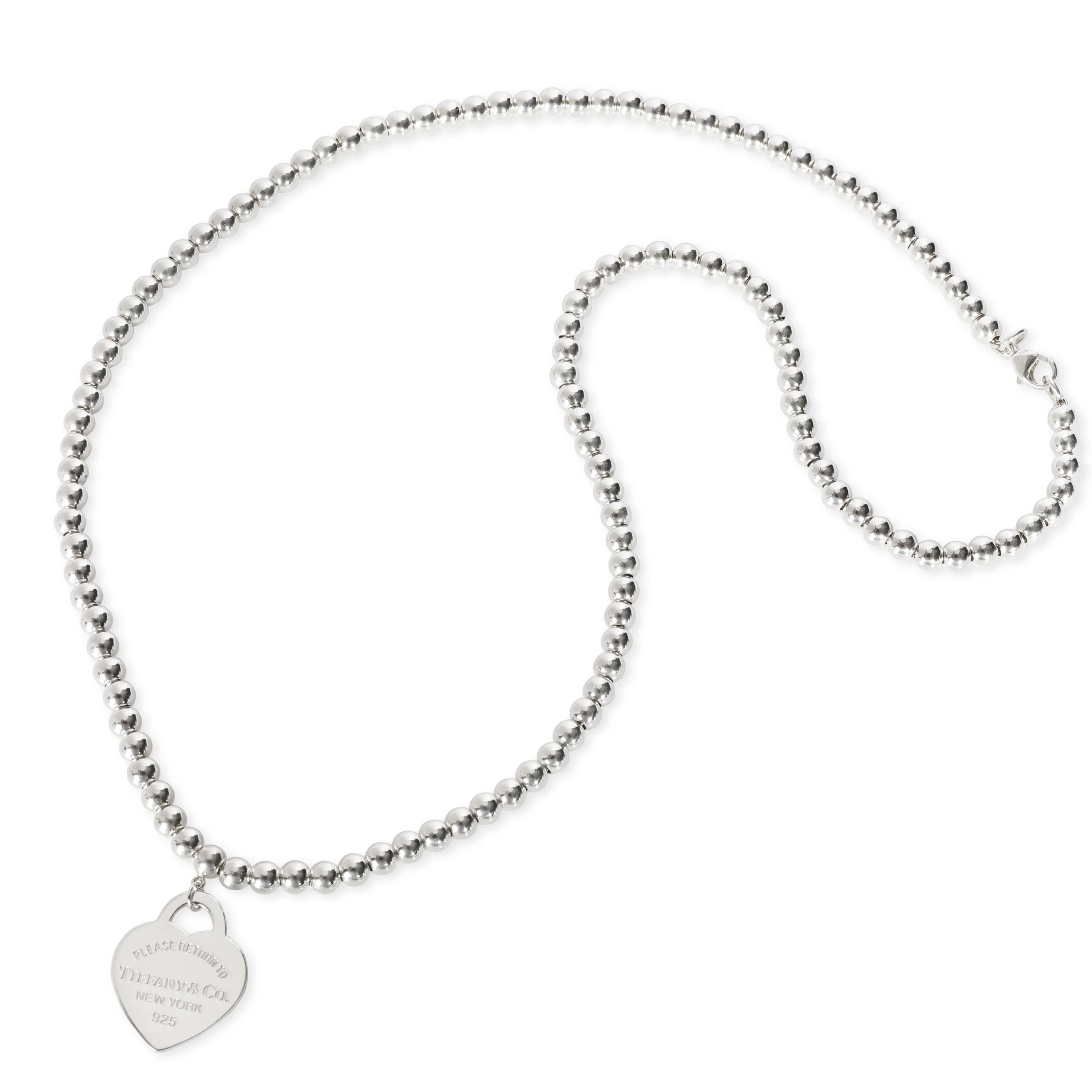 Sterling Silver Return To Tiffany Bead Necklace - Image 2