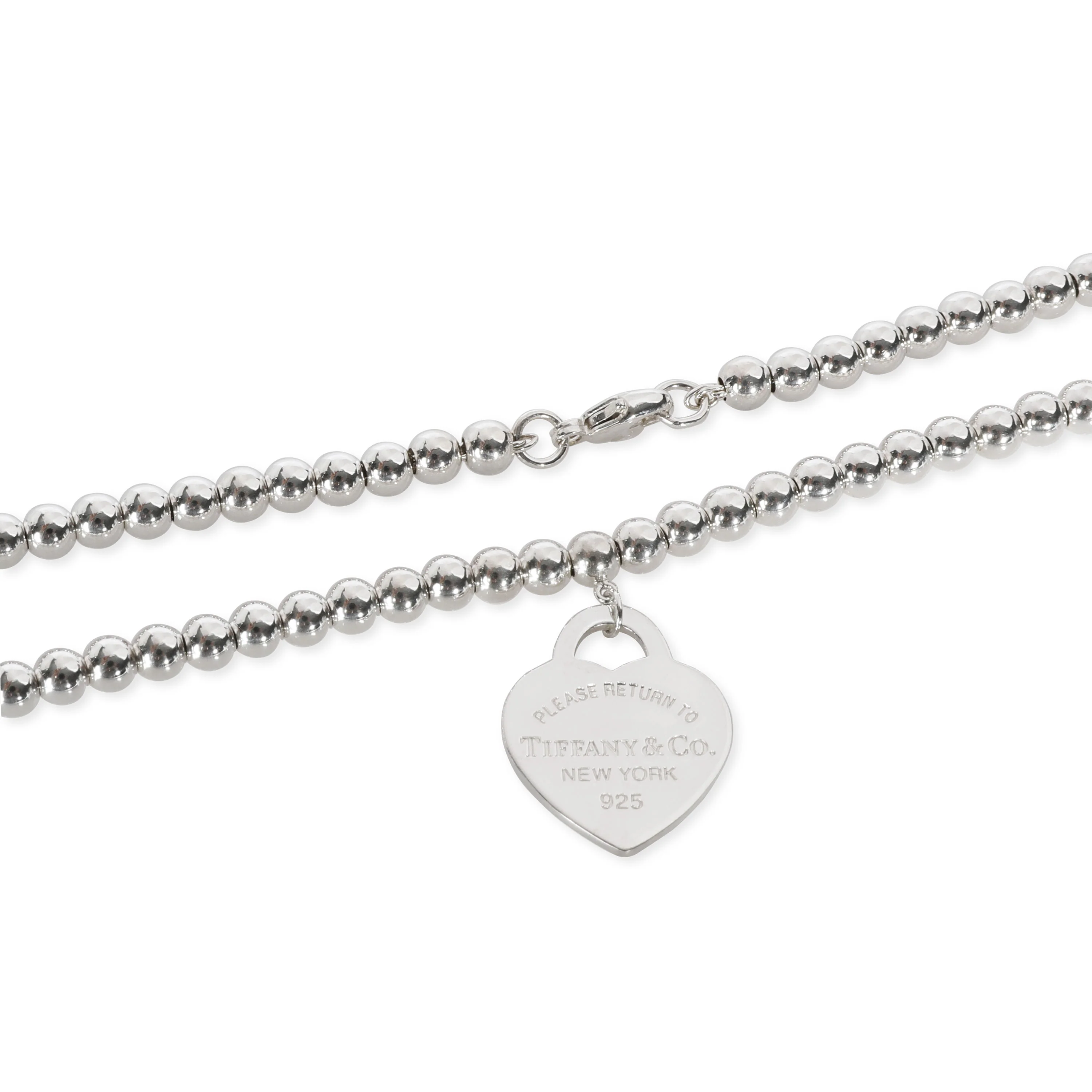 Sterling Silver Return To Tiffany Bead Necklace - Image 3