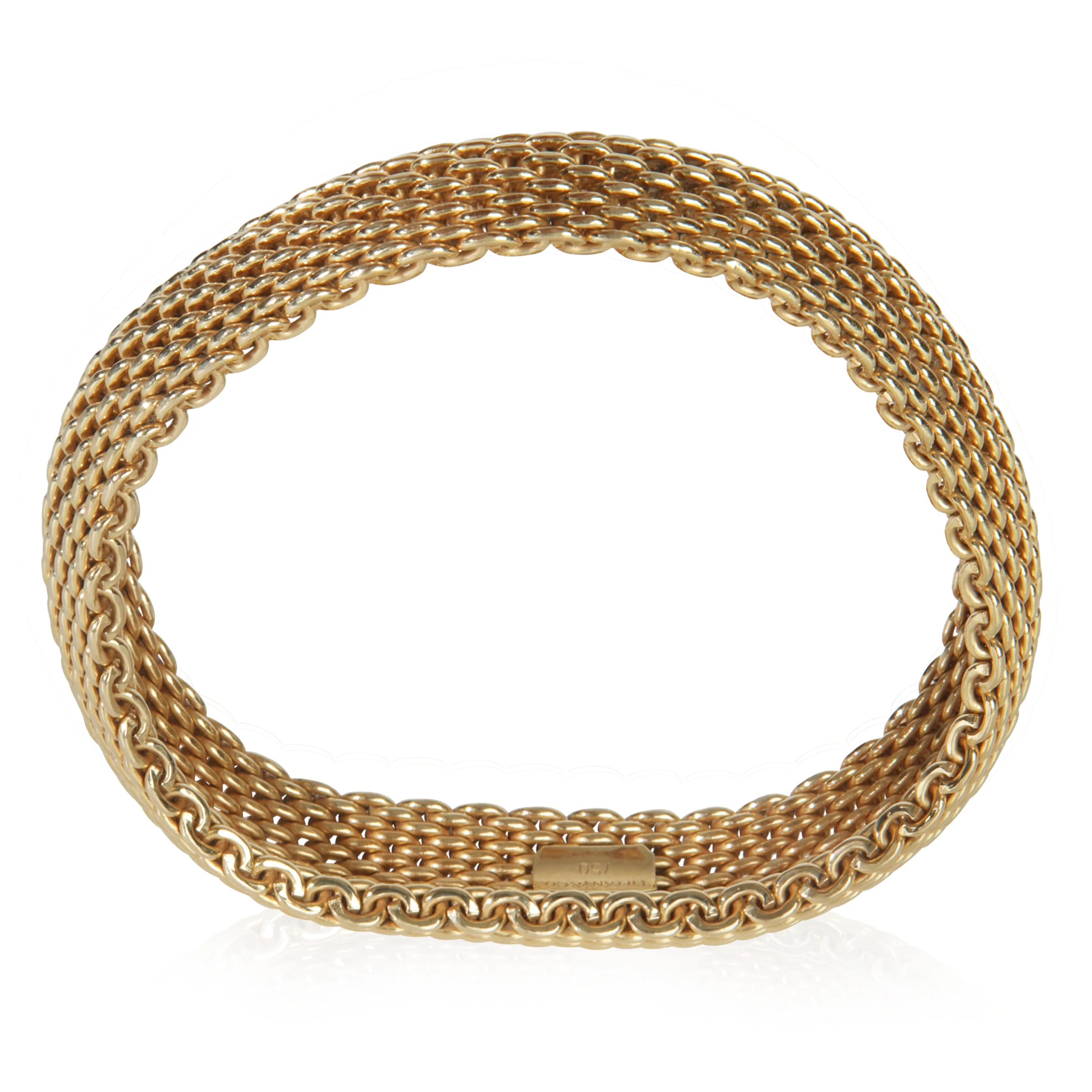 Yellow Gold  Somerset Mesh Bracelet - Image 4