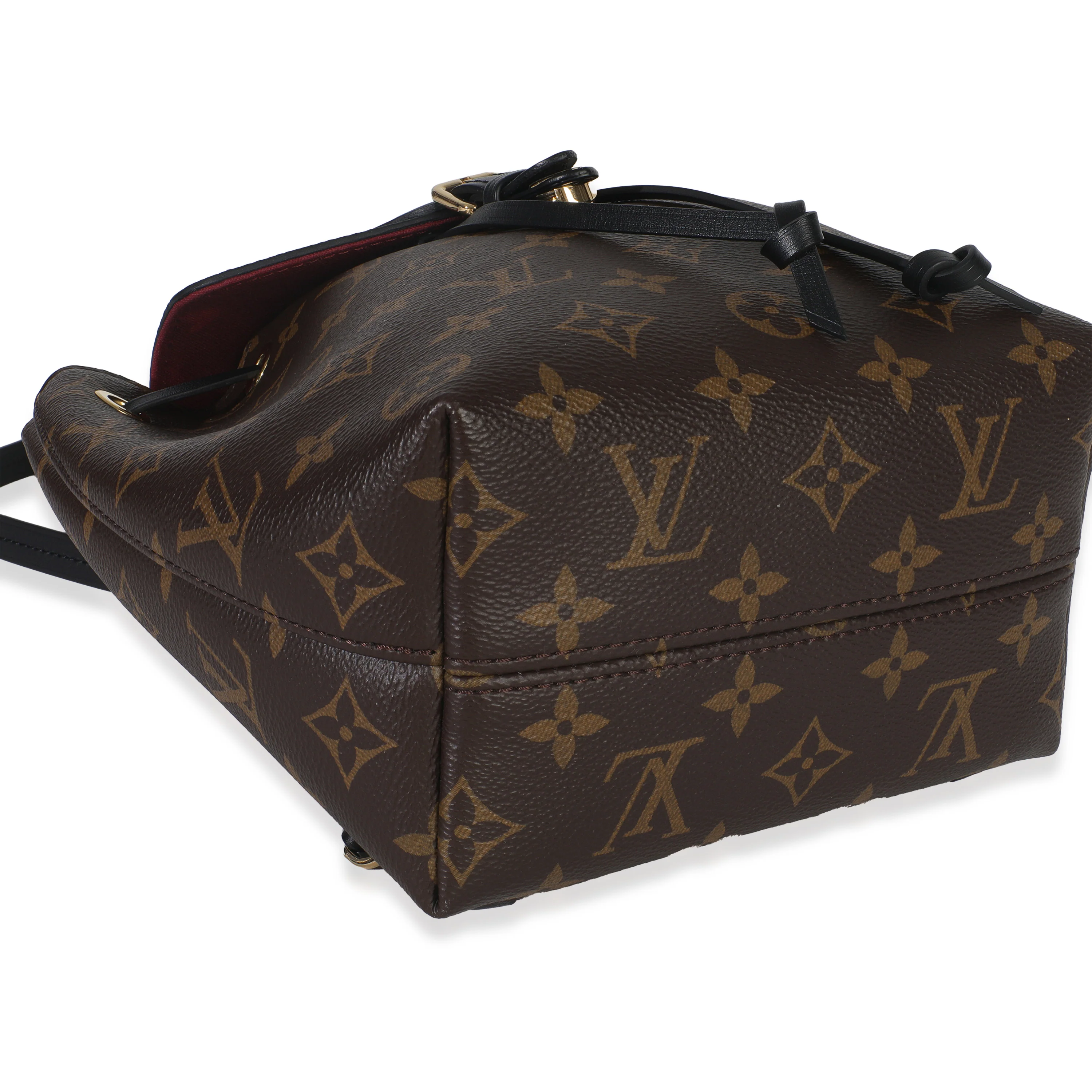 Black Monogram Canvas Montsouris BB NM - Image 6