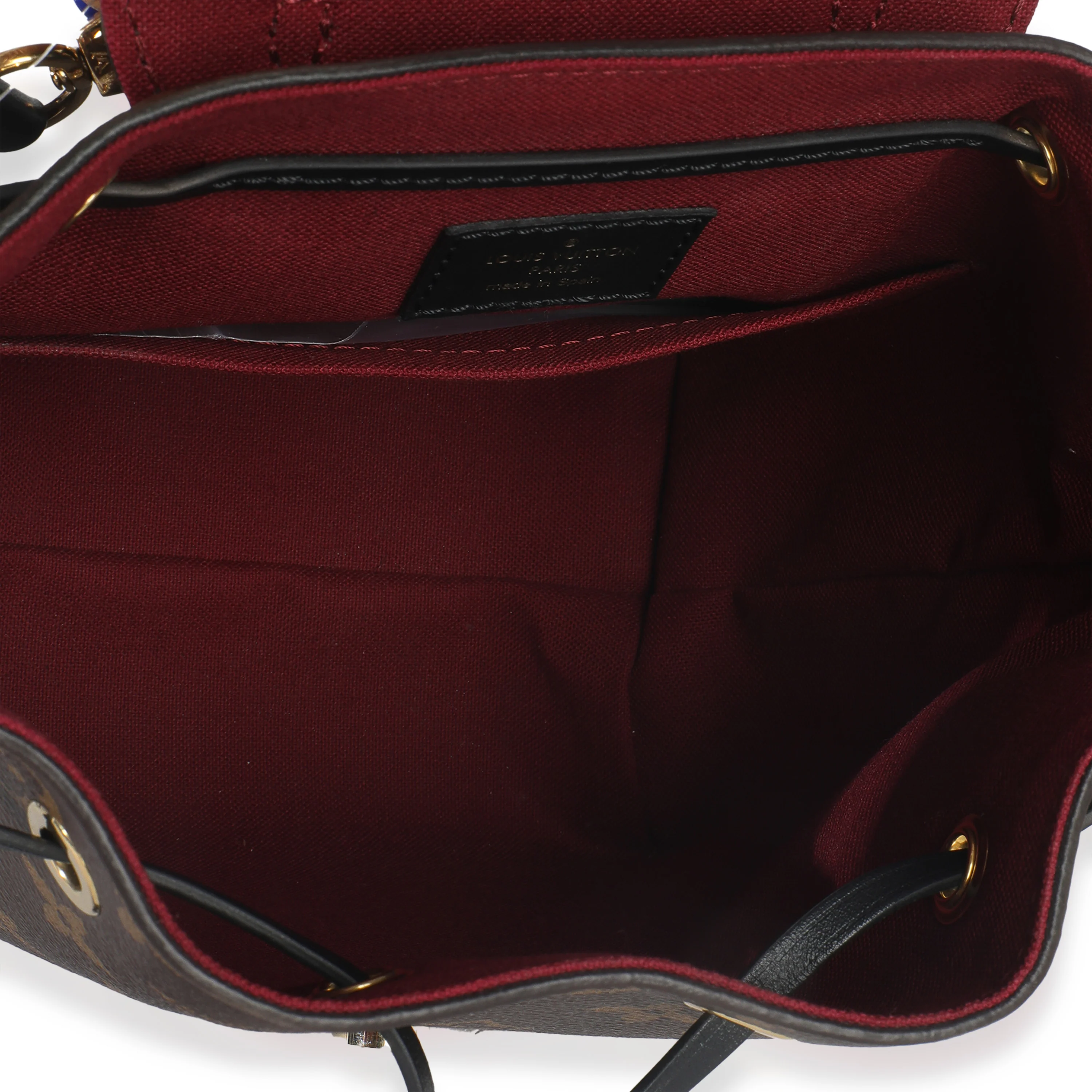 Black Monogram Canvas Montsouris BB NM - Image 8