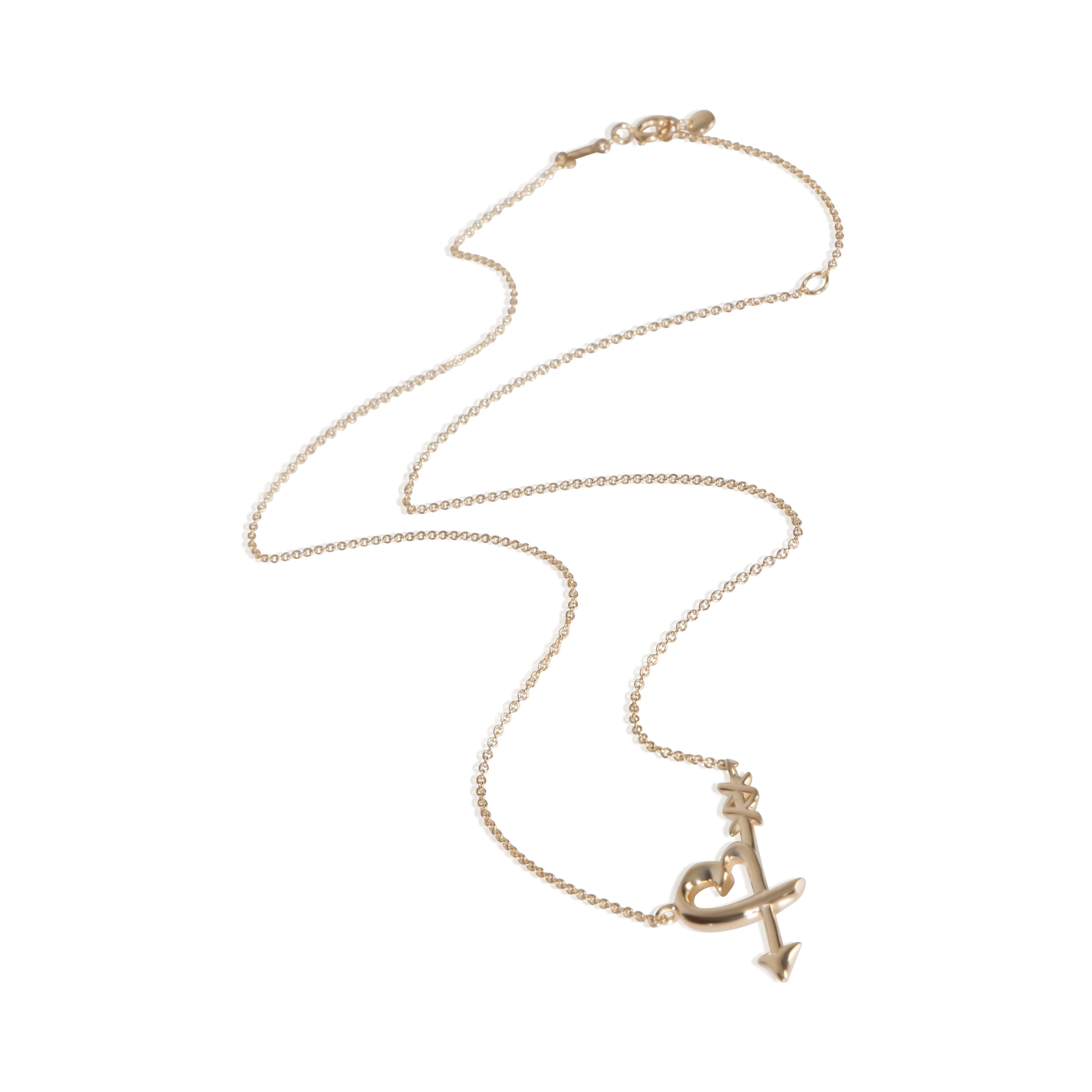 Rose Gold  Paloma Picasso Grafitti Pendant - Image 3