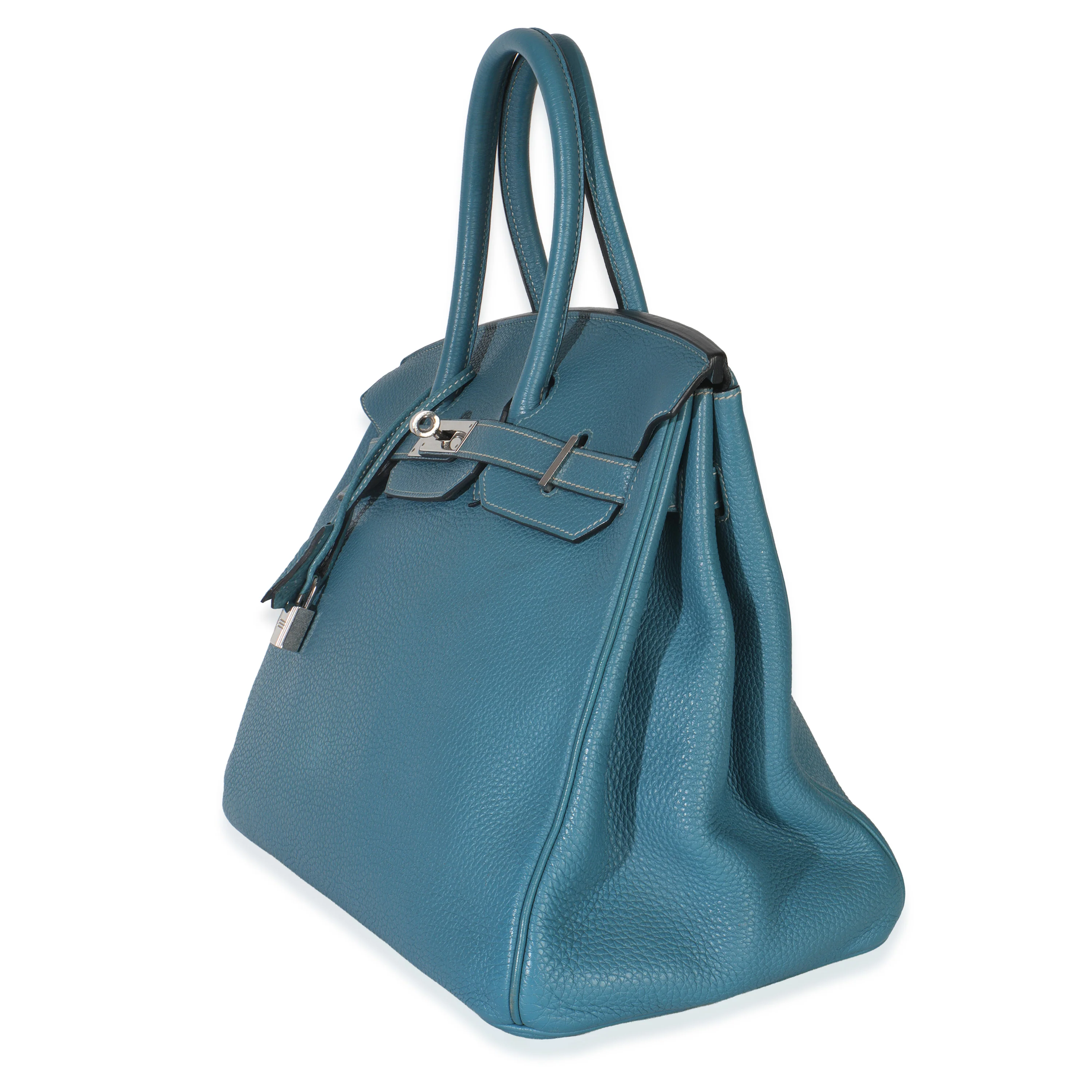 Bleu Jean Togo Birkin 35 PHW - Image 2