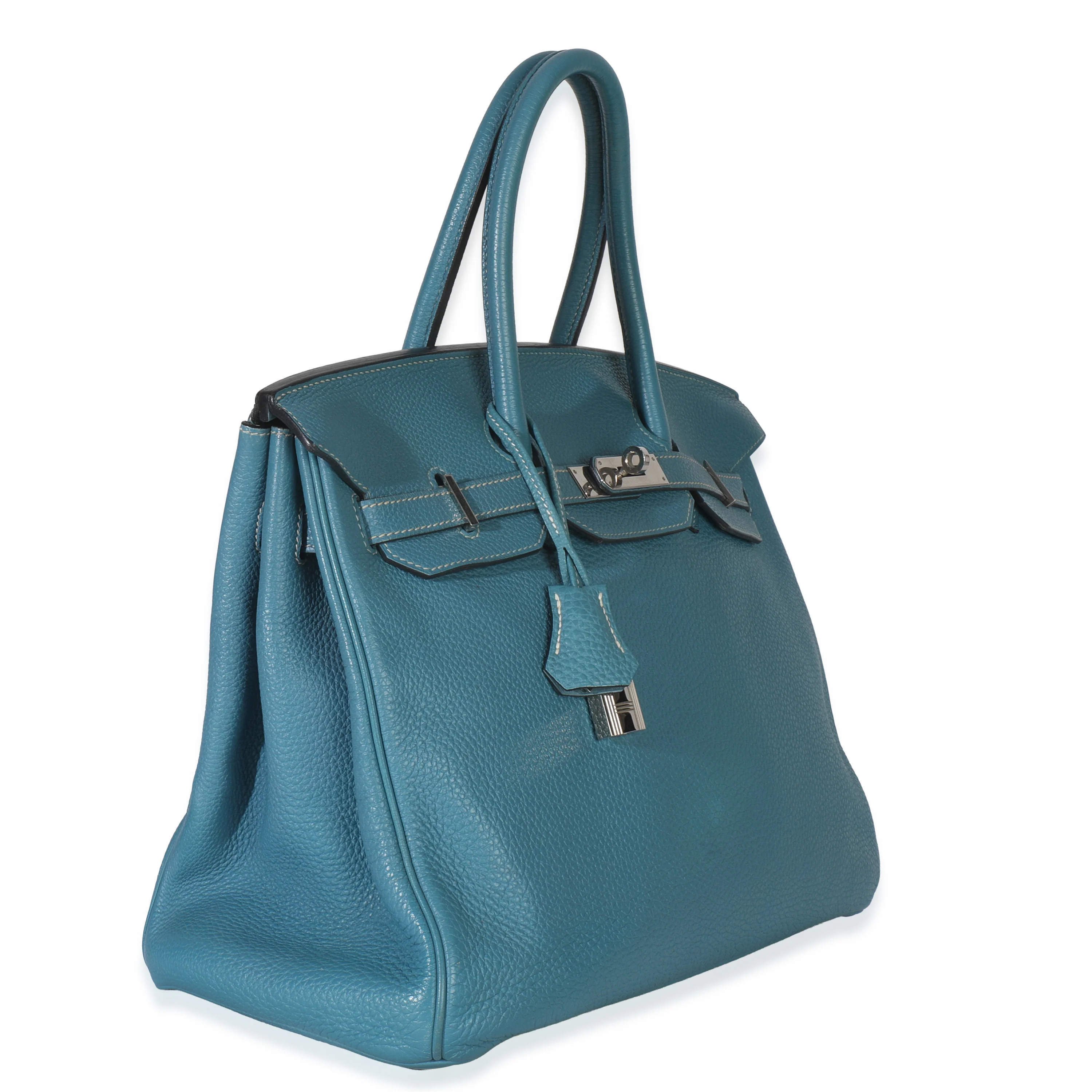 Bleu Jean Togo Birkin 35 PHW - Image 3