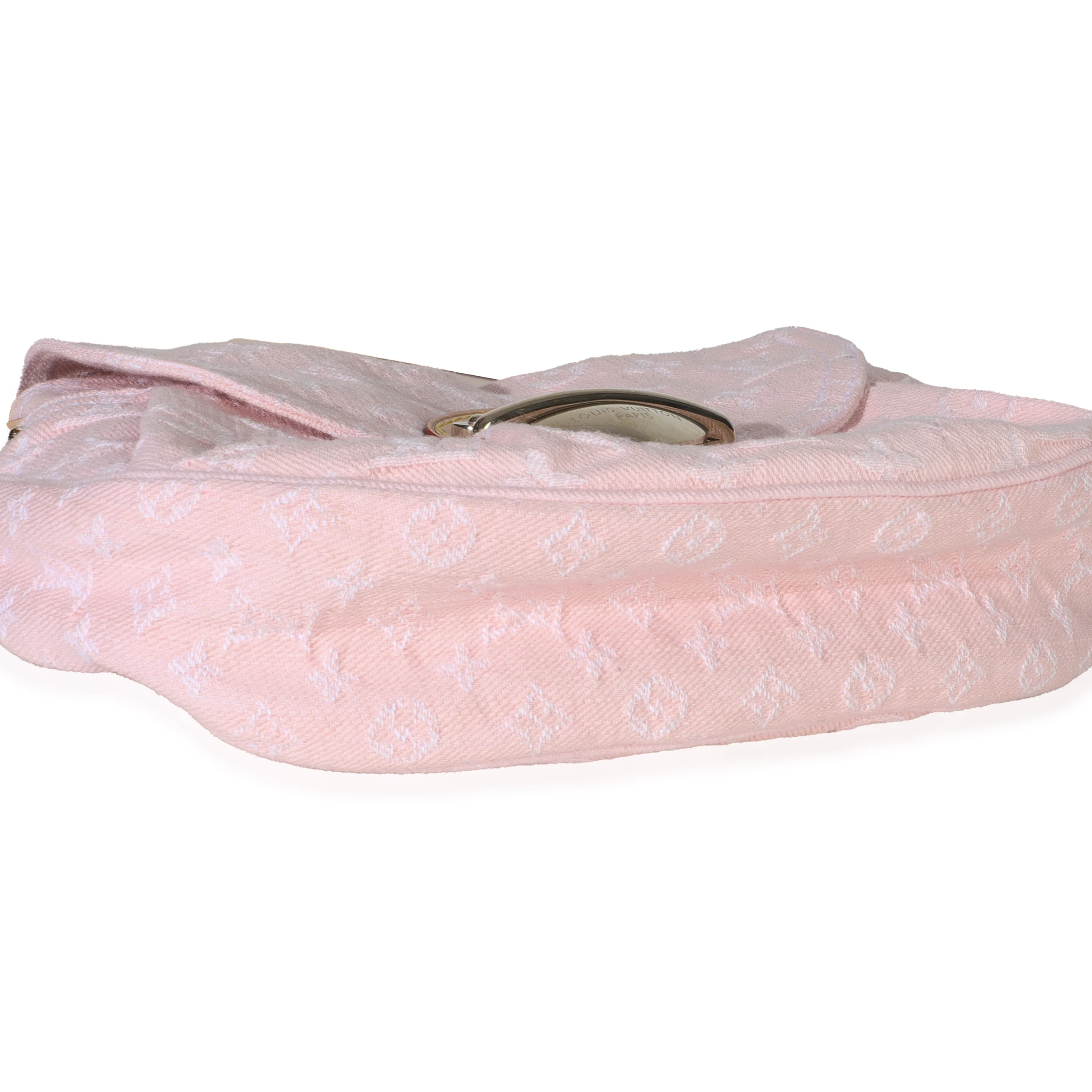 Washed Pink Monogram Denim Sunset - Image 8