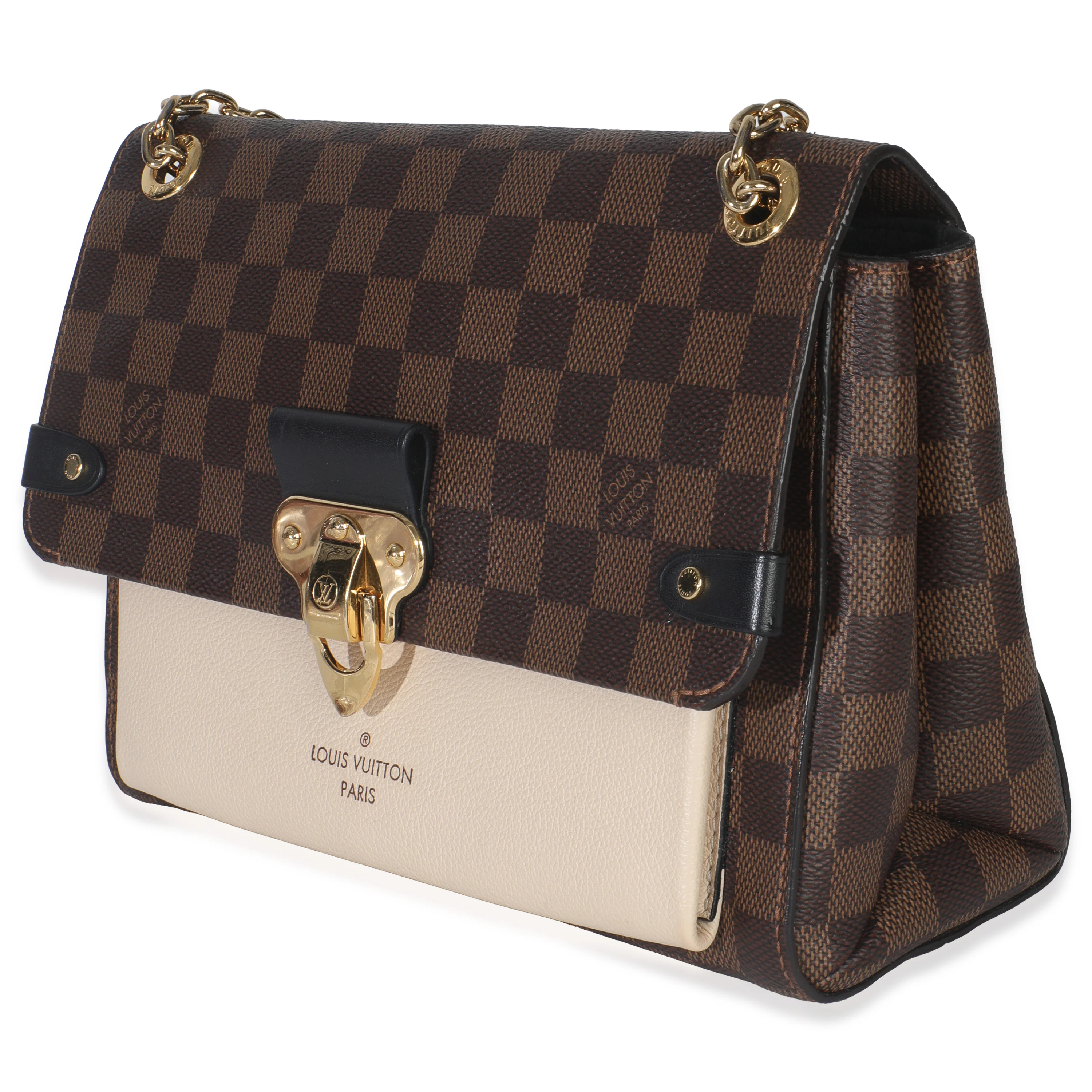 Cream Damier Ebene Canvas Vavin PM - Image 2