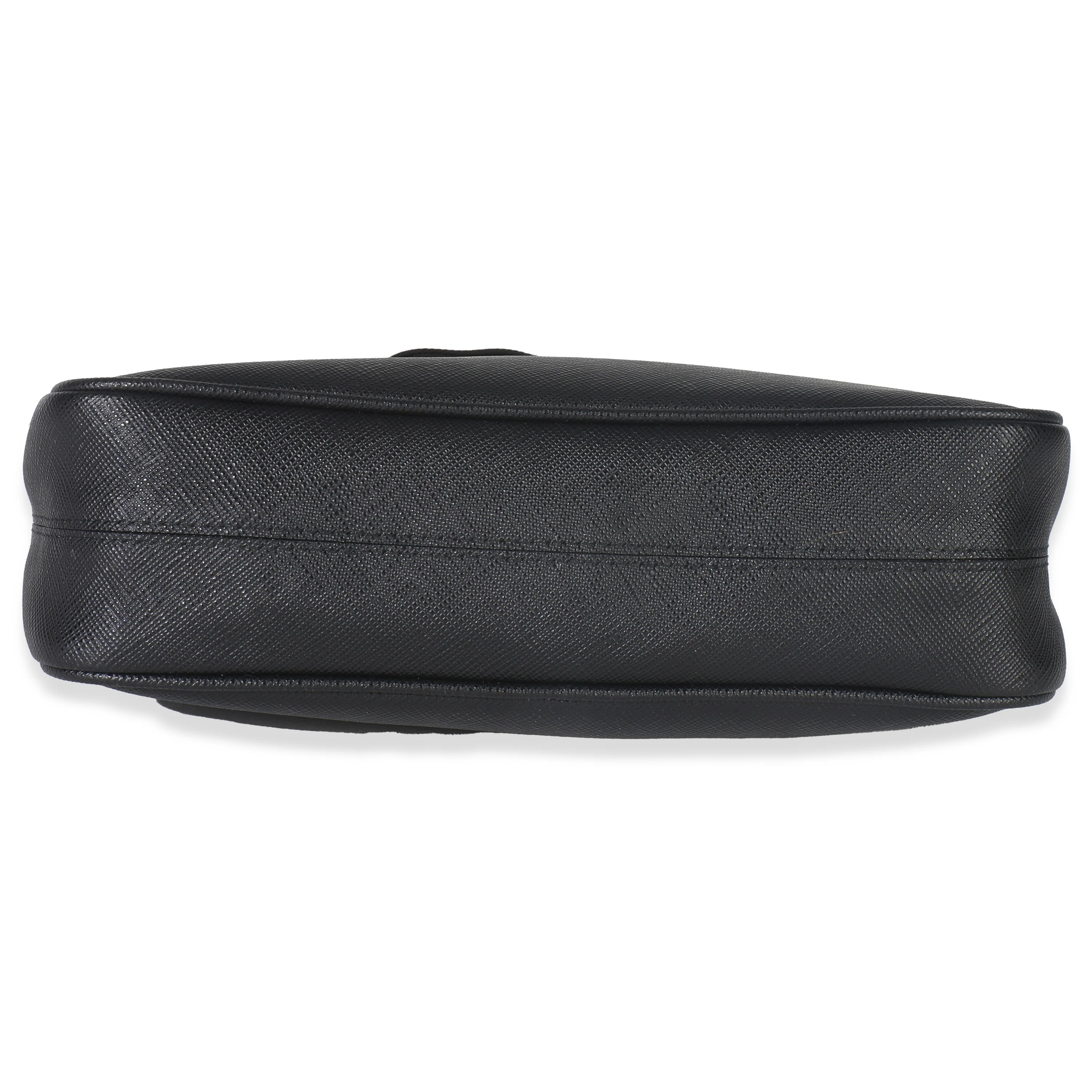 Black Saffiano Lux Re-Edition 2005 Shoulder Bag - Image 5