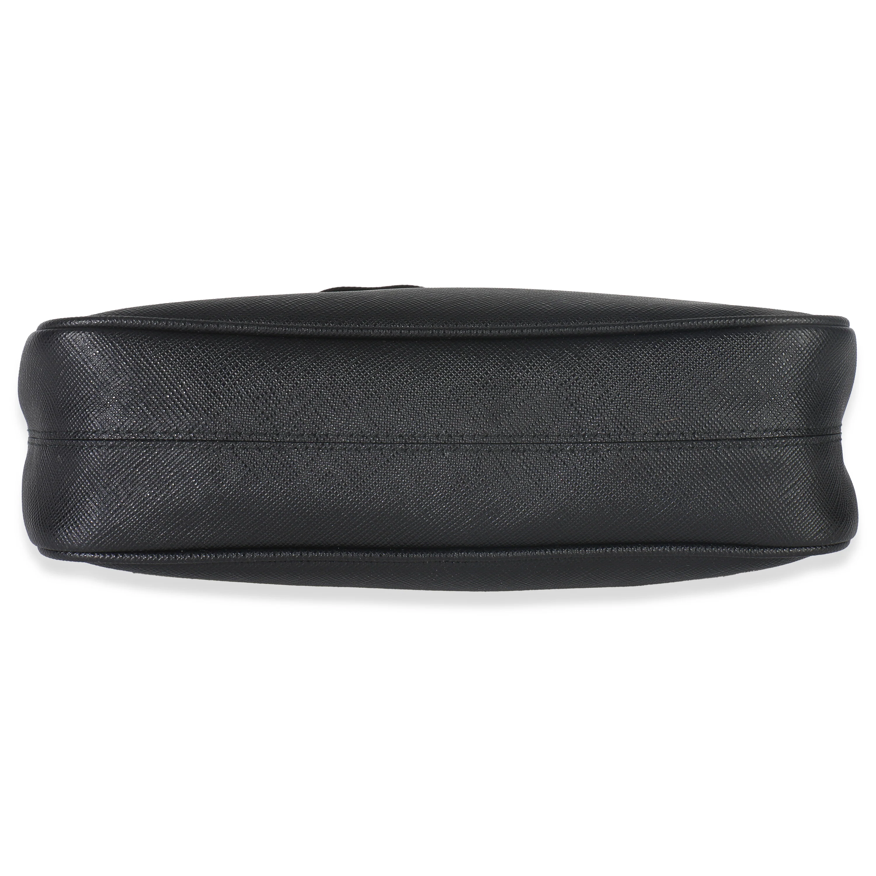 Black Saffiano Lux Re-Edition 2005 Shoulder Bag - Image 7