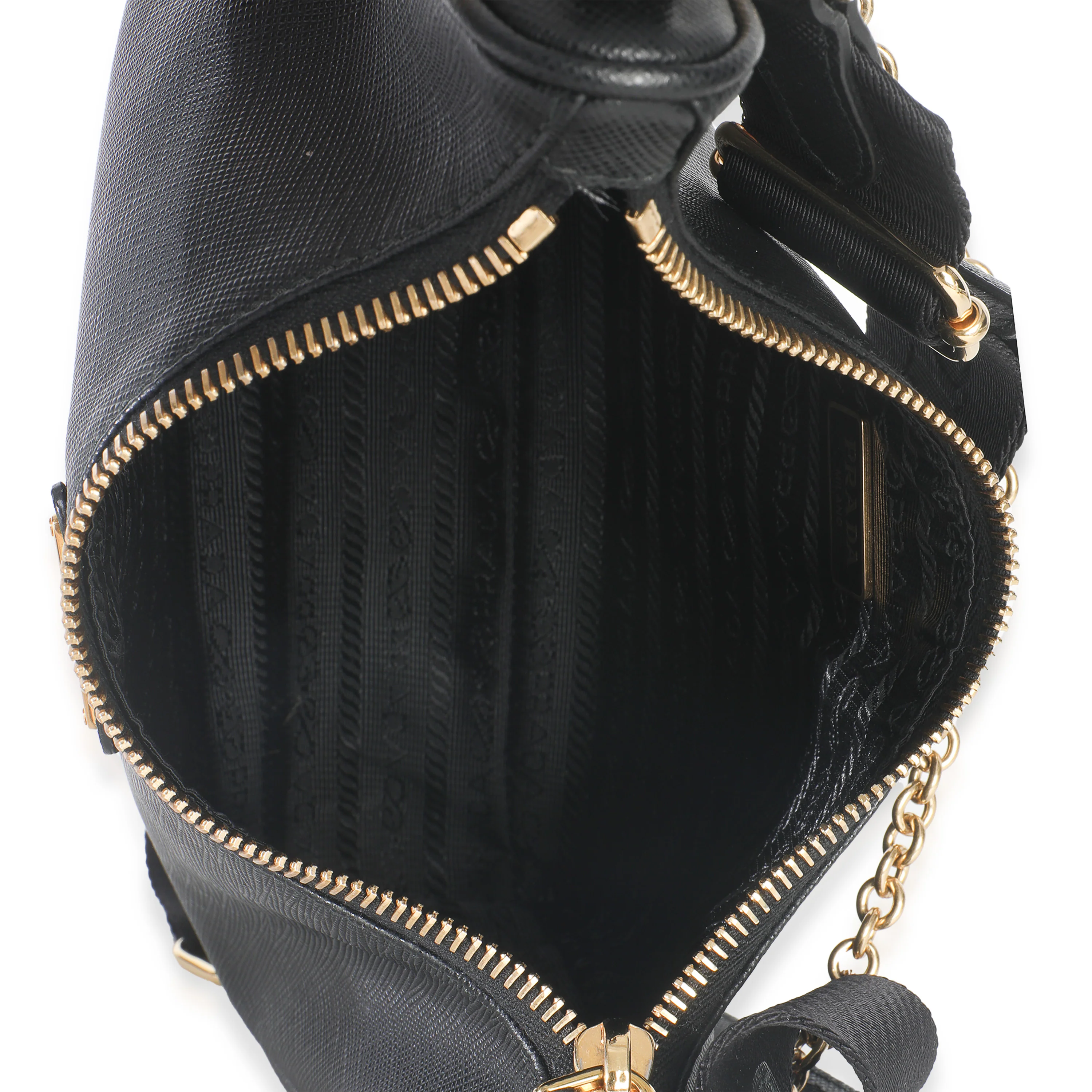 Black Saffiano Lux Re-Edition 2005 Shoulder Bag - Image 9