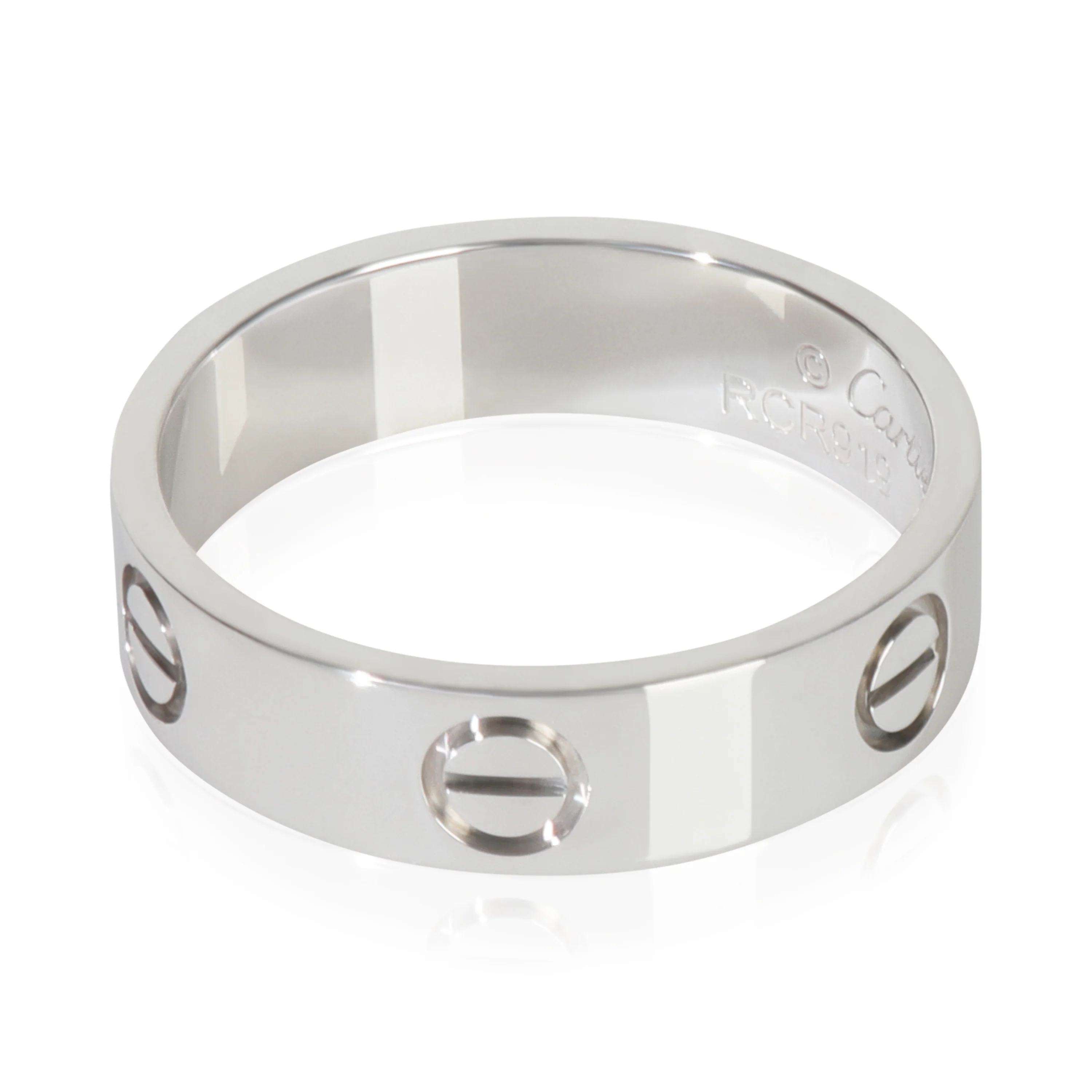 White Gold Love Ring - Image 2