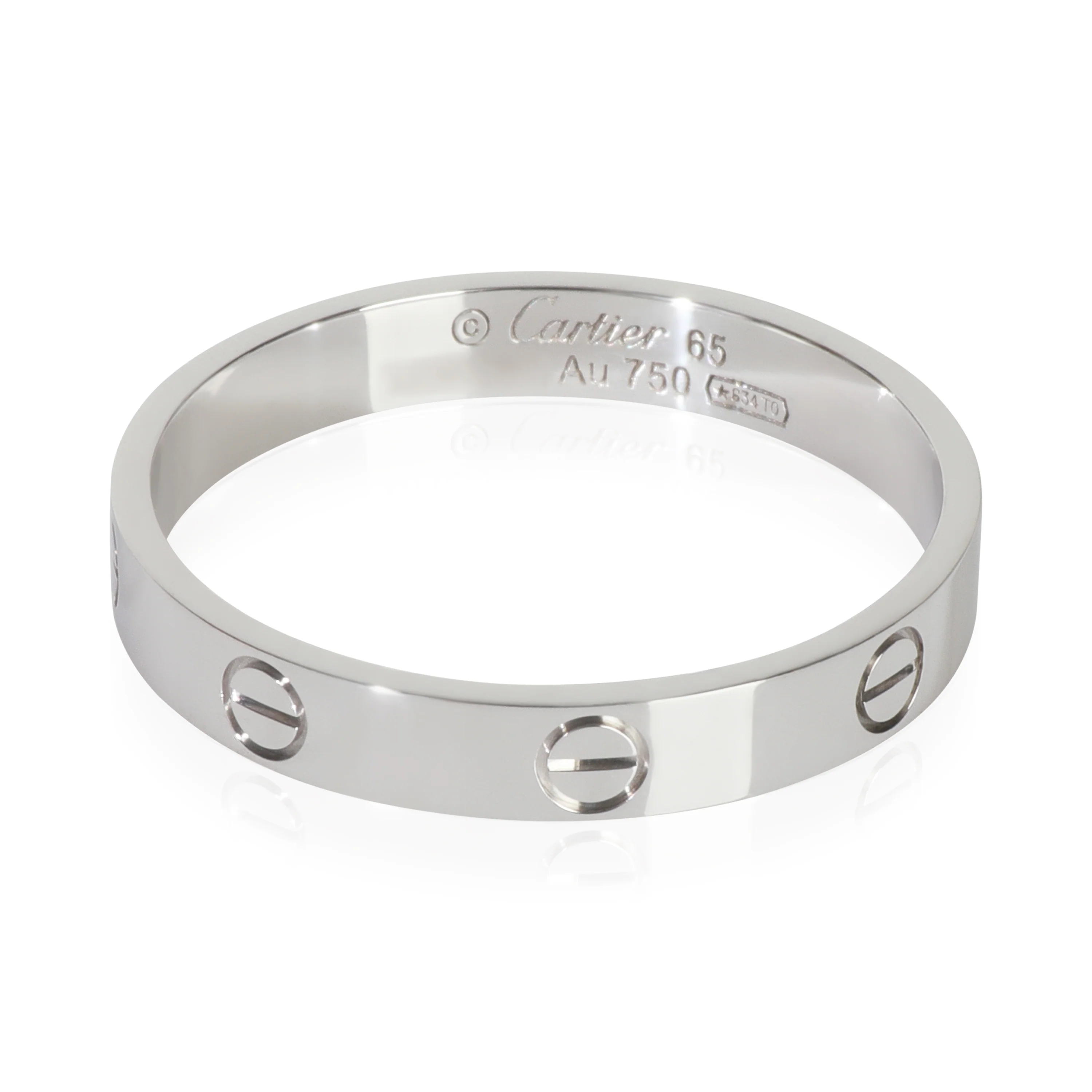 White Gold Small Model Love Ring