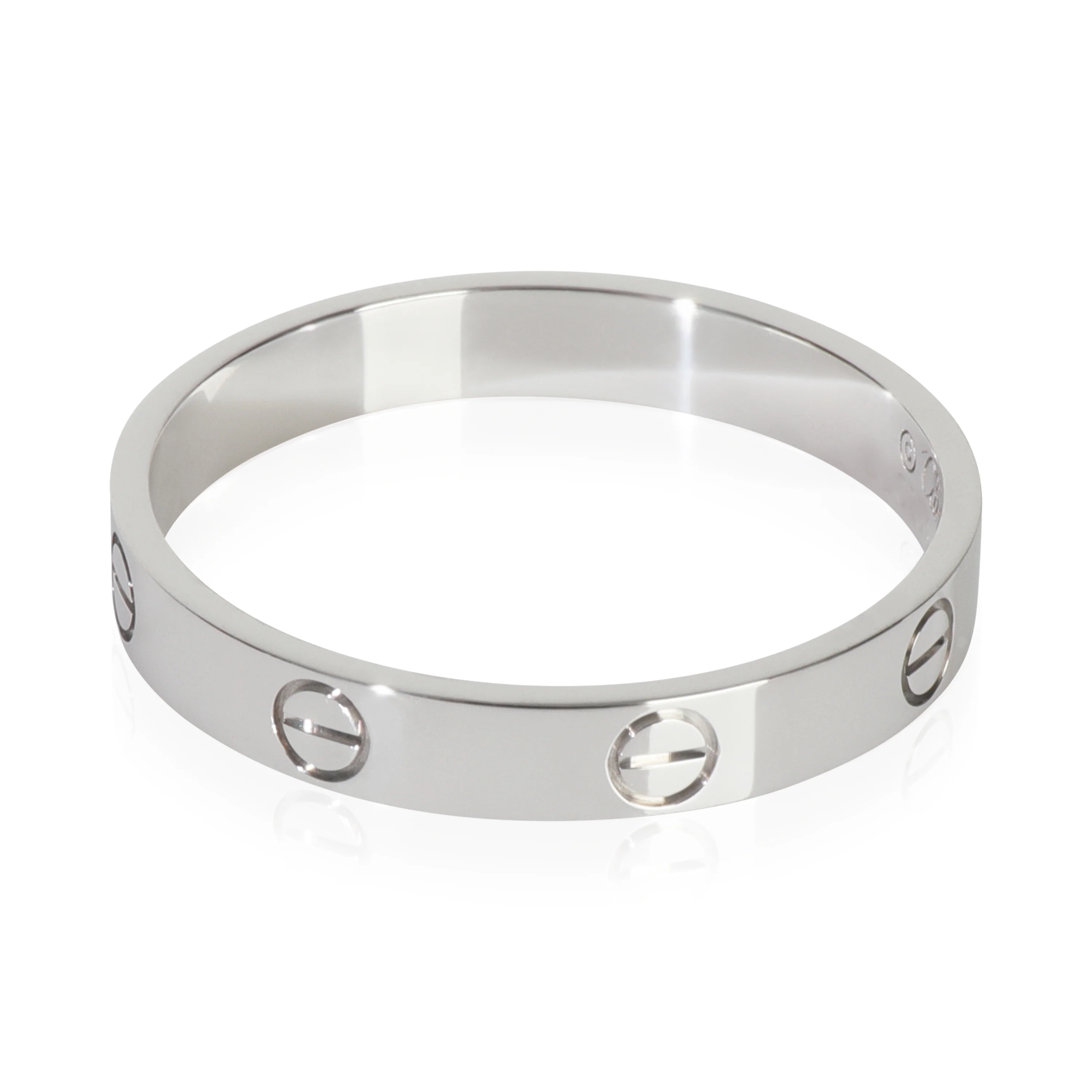 White Gold Small Model Love Ring - Image 2