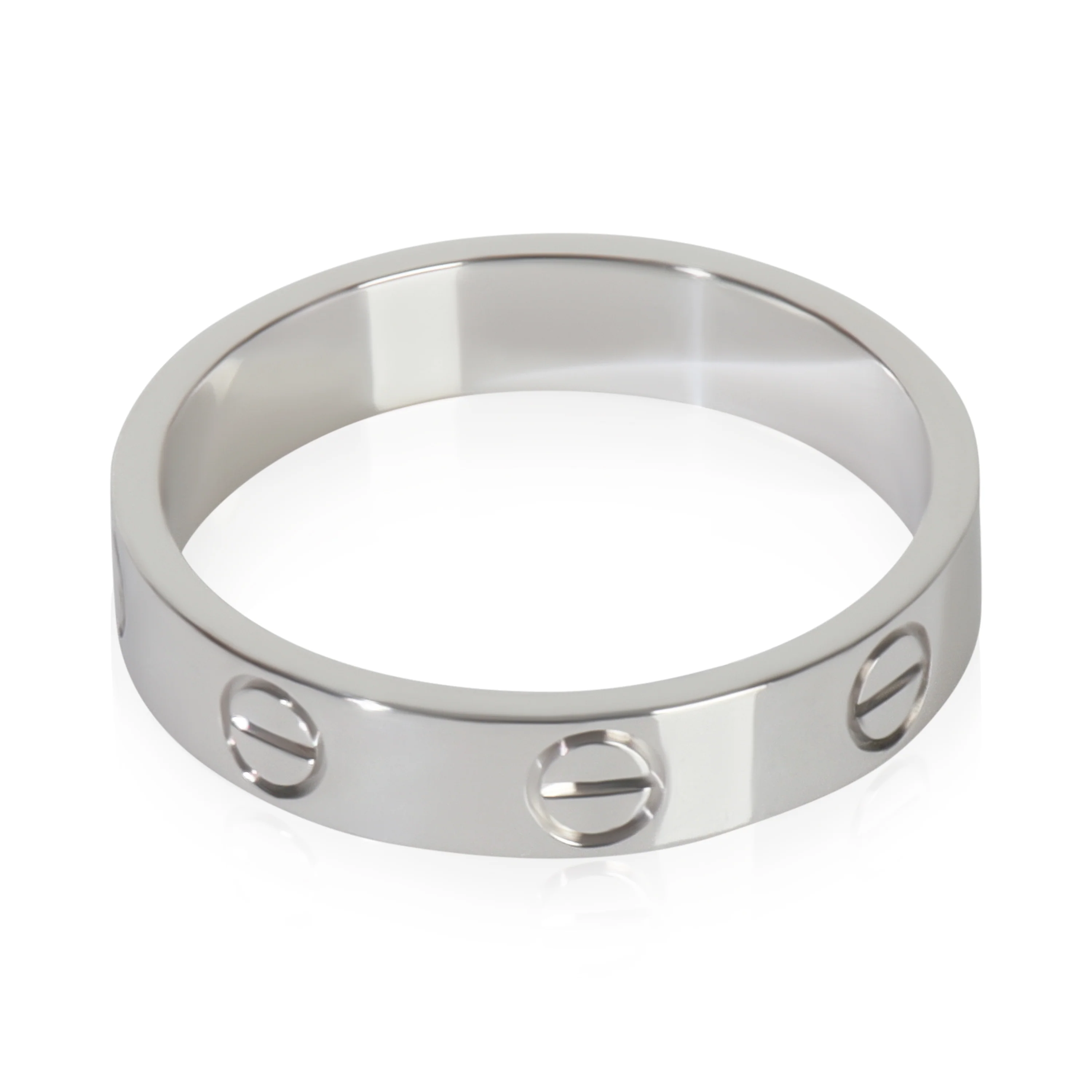 White Gold Small Model Love Ring - Image 3