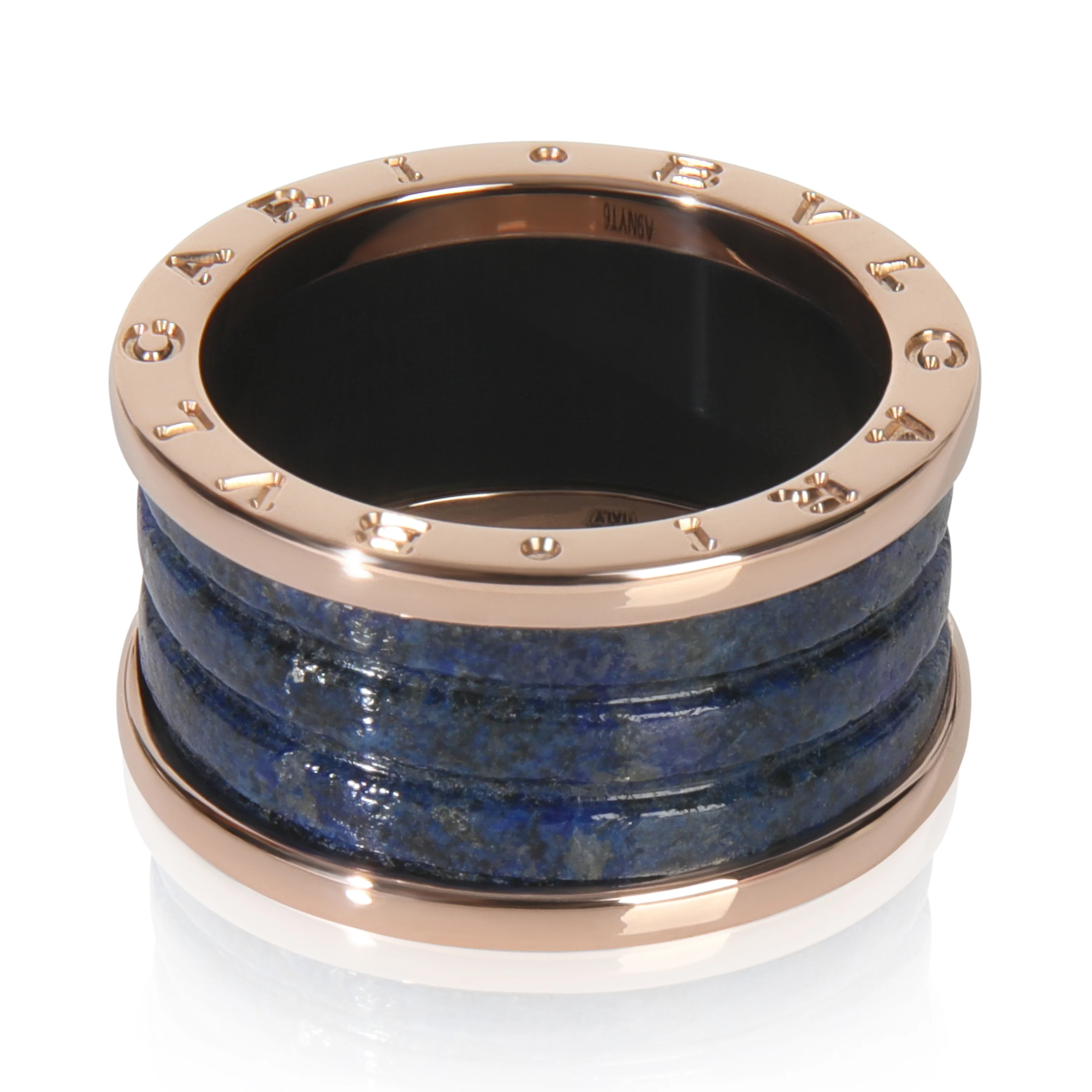 Rose Gold Lapis B.zero1 Ring - Image 2