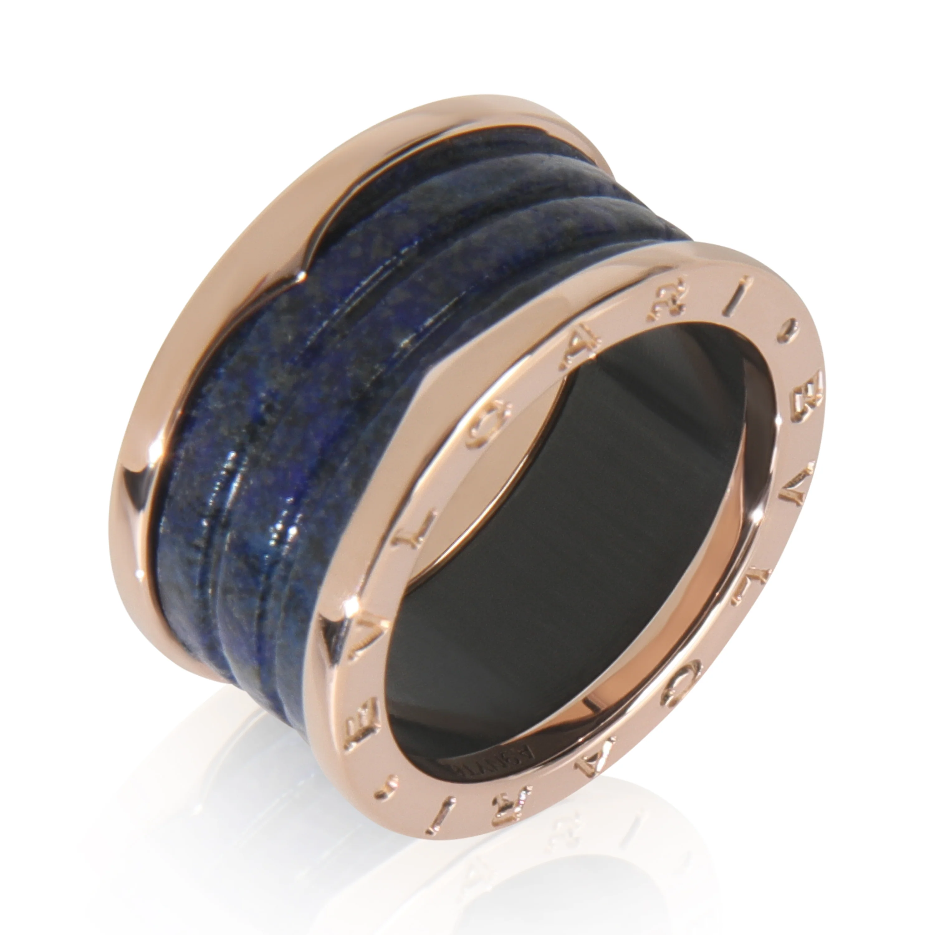 Rose Gold Lapis B.zero1 Ring - Image 5