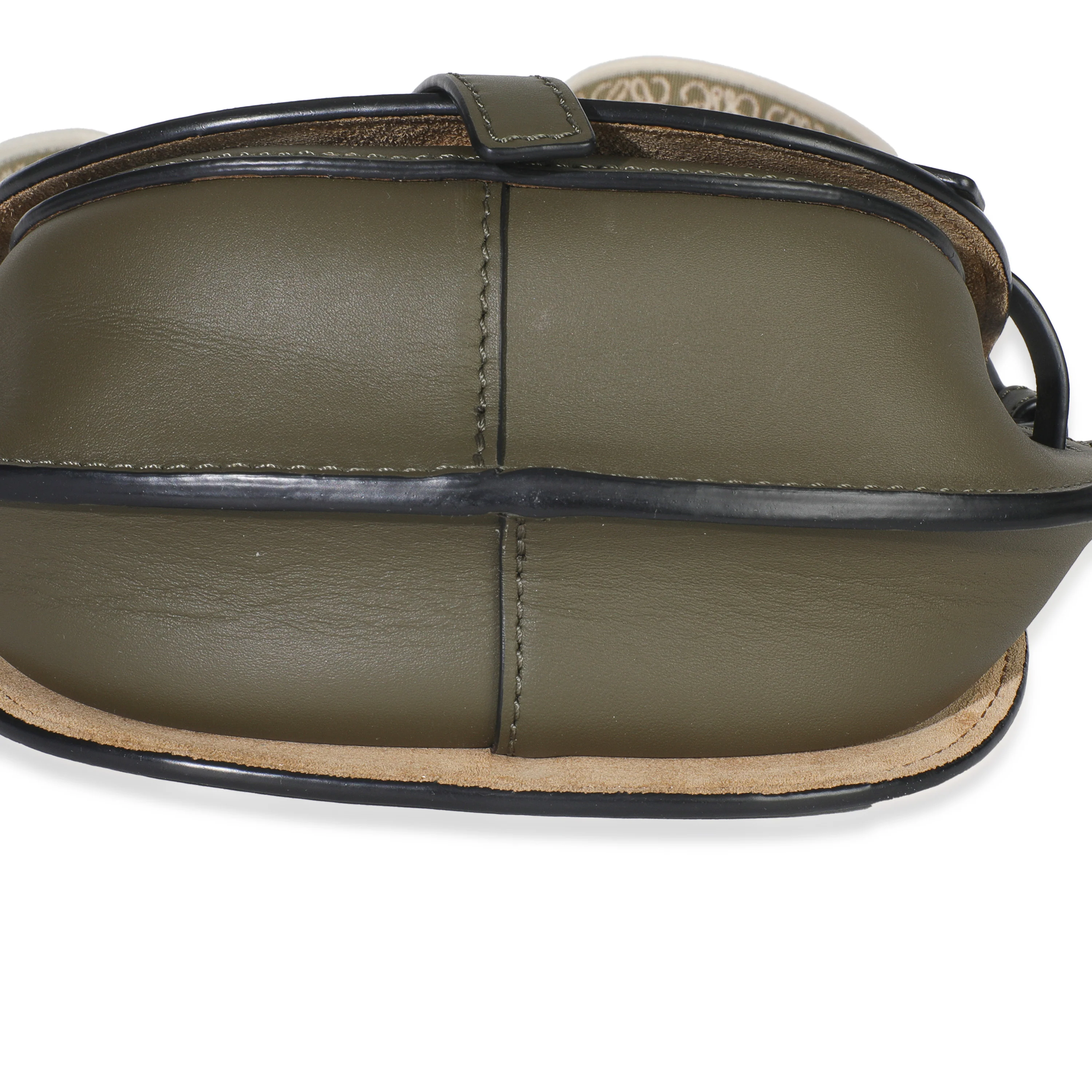 Khaki Calfskin Mini Gate Dual Bag - Image 5