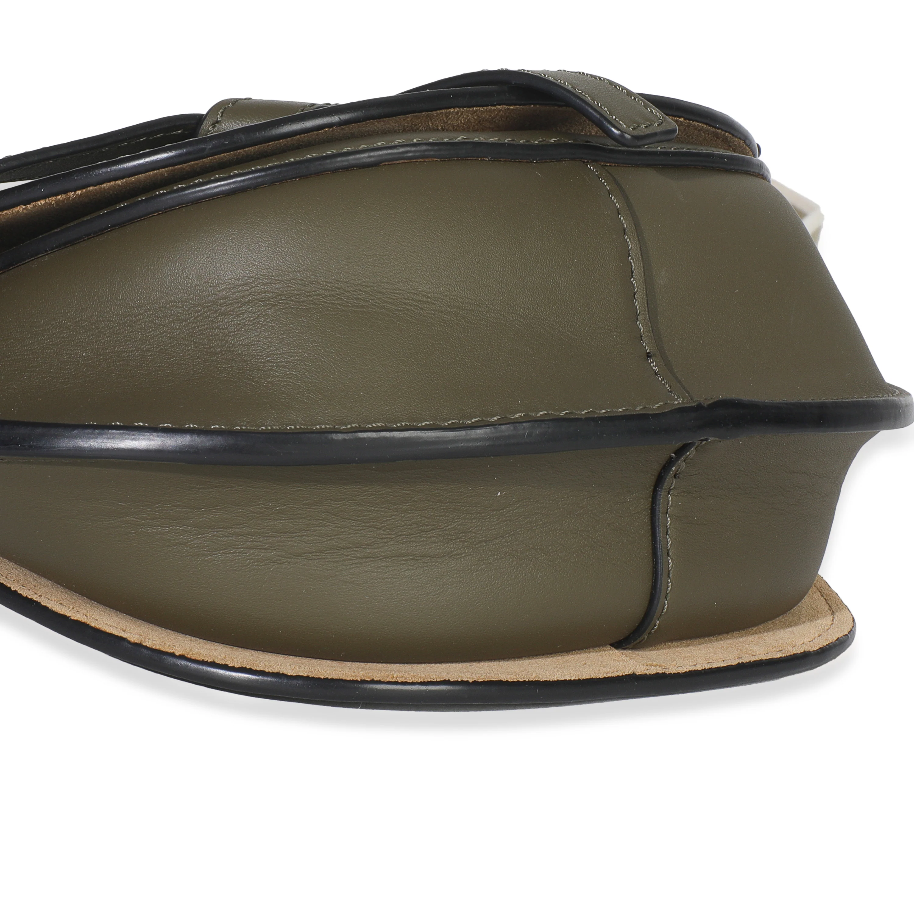 Khaki Calfskin Mini Gate Dual Bag - Image 6