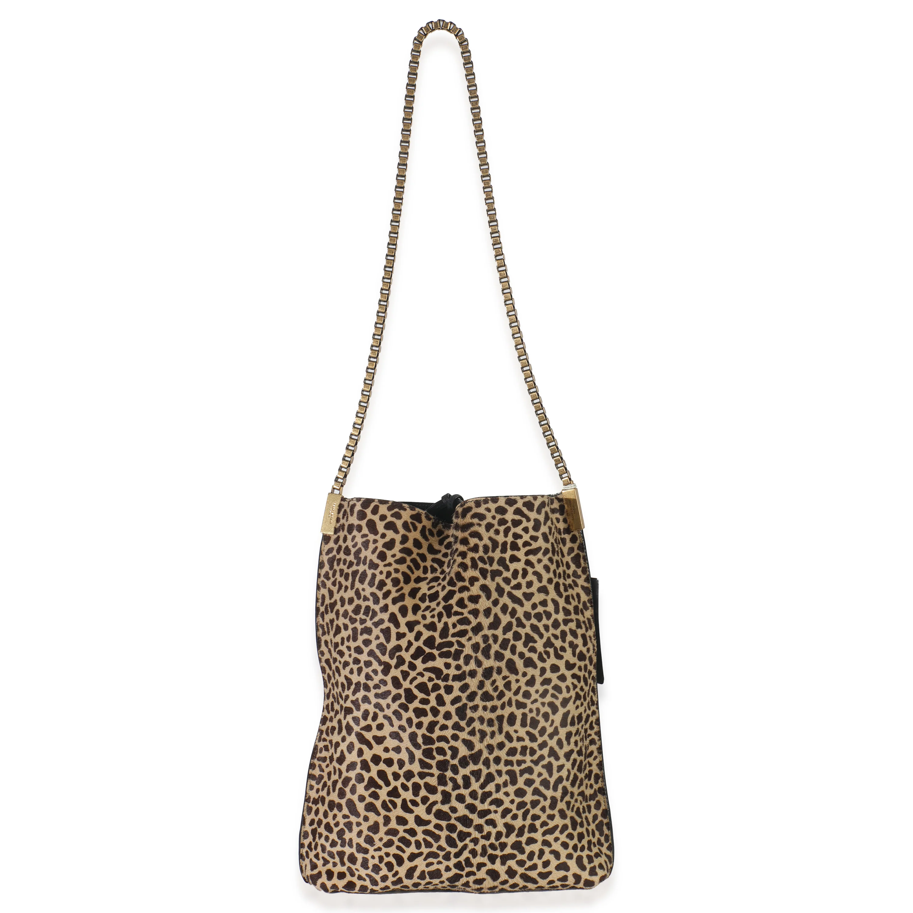 Leopard Pony Hair Small Suzanne Hobo - Image 4