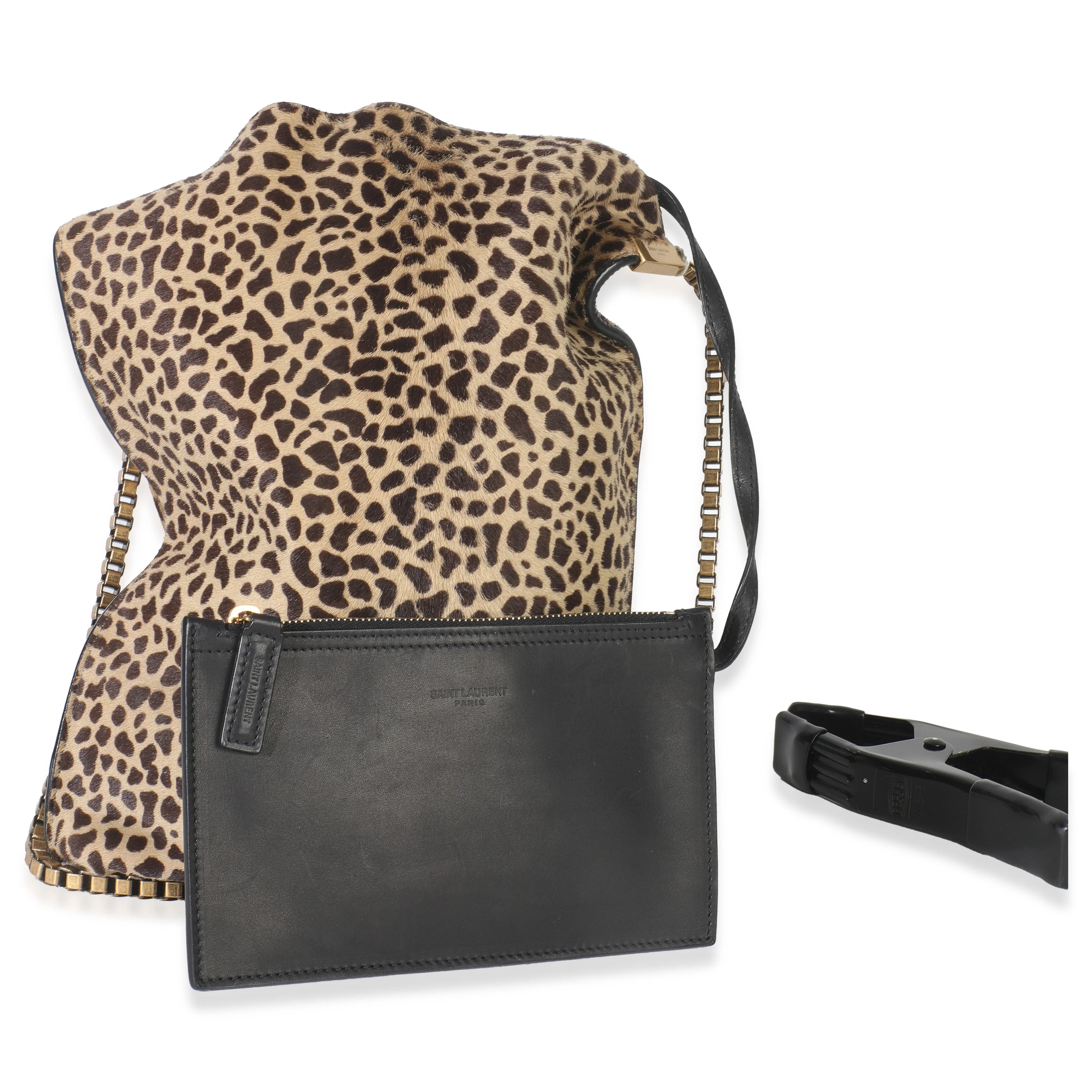 Leopard Pony Hair Small Suzanne Hobo - Image 9