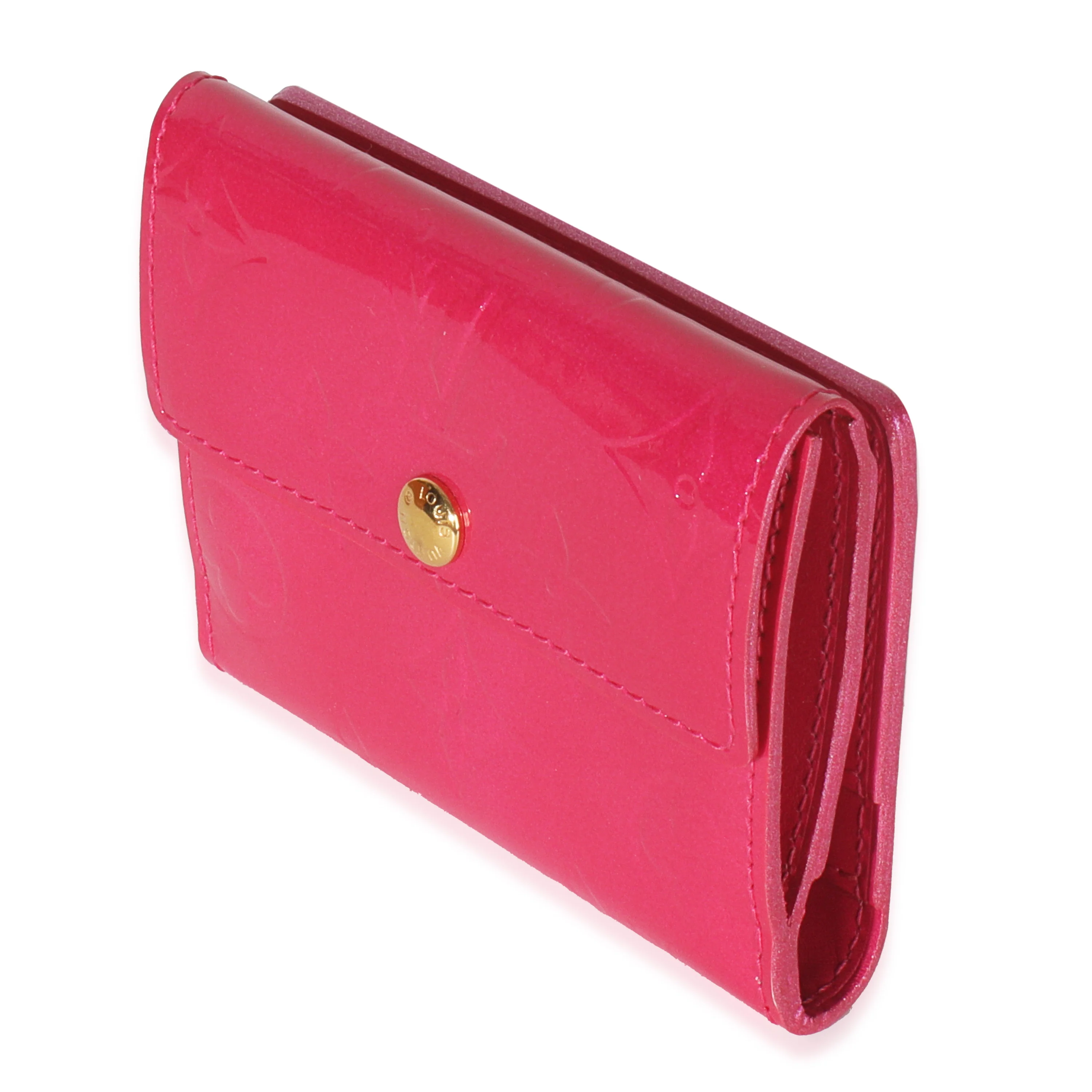 Fuschia Monogram Vernis Elise Wallet - Image 2