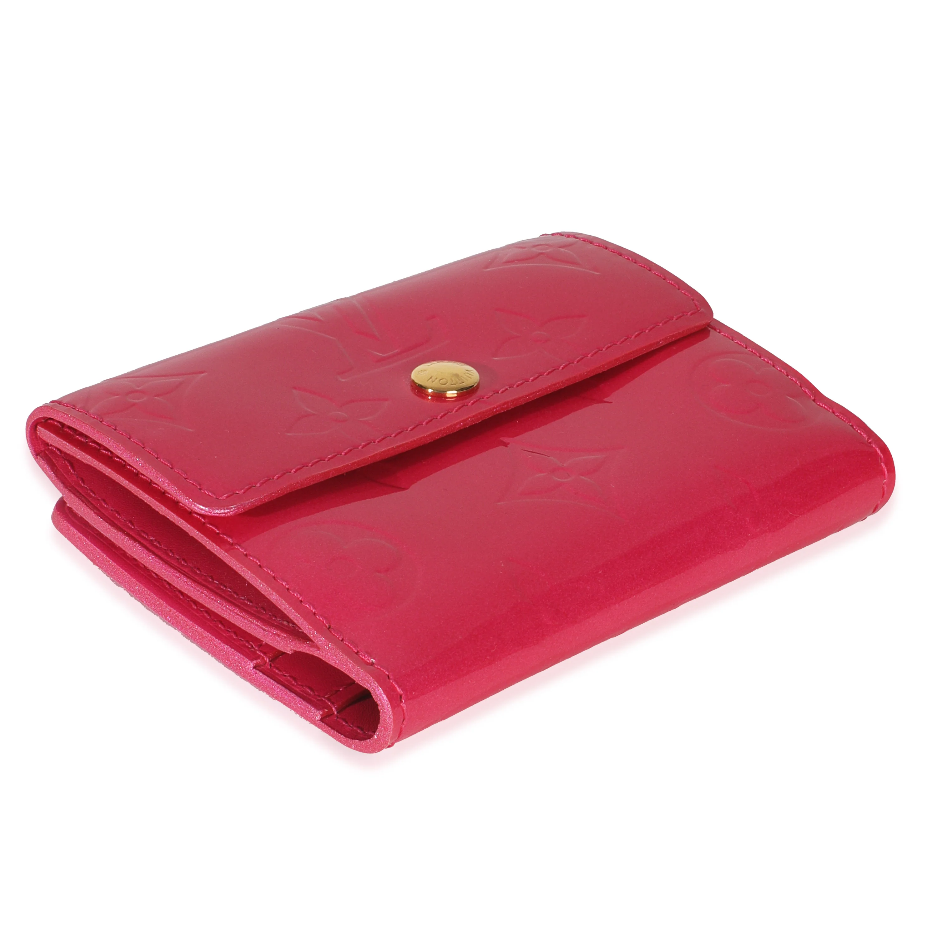 Fuschia Monogram Vernis Elise Wallet - Image 6