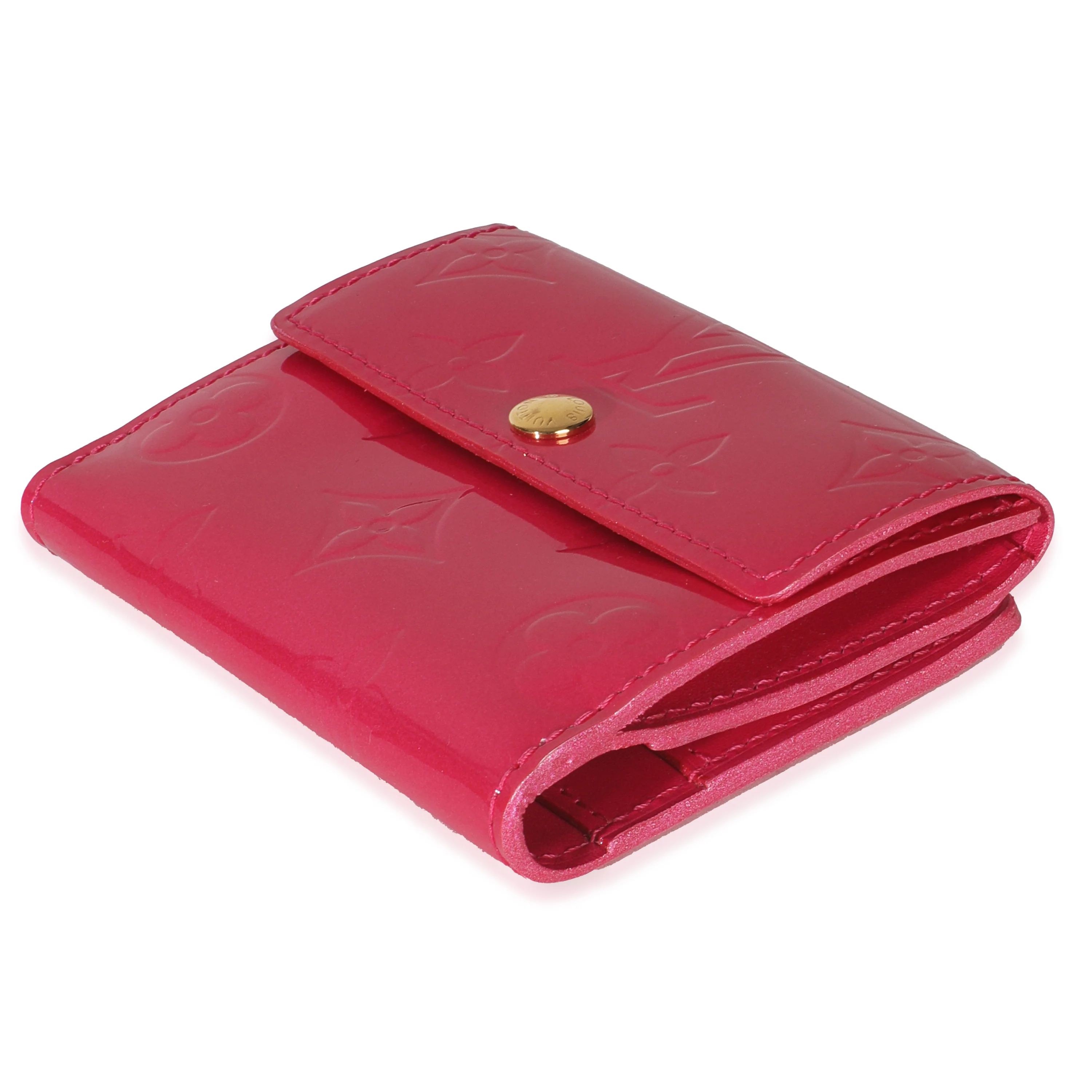 Fuschia Monogram Vernis Elise Wallet - Image 7