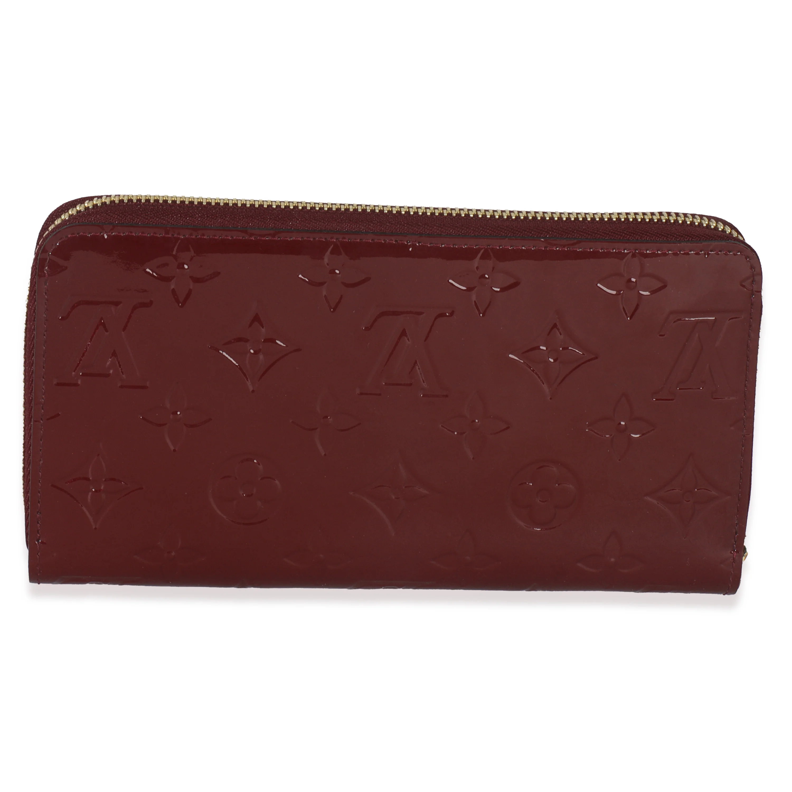 Red Monogram Vernis Zippy Wallet - Image 4
