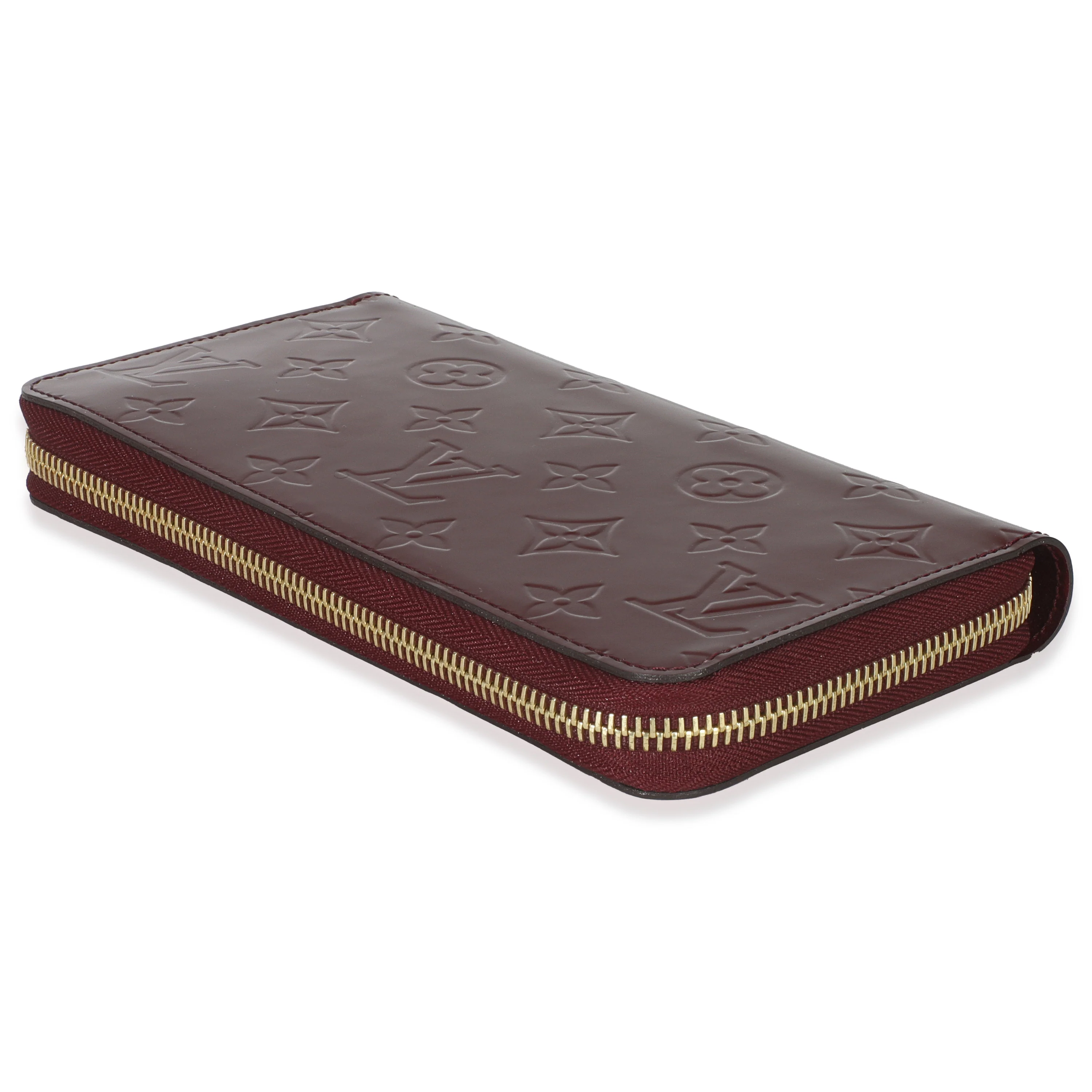 Red Monogram Vernis Zippy Wallet - Image 7