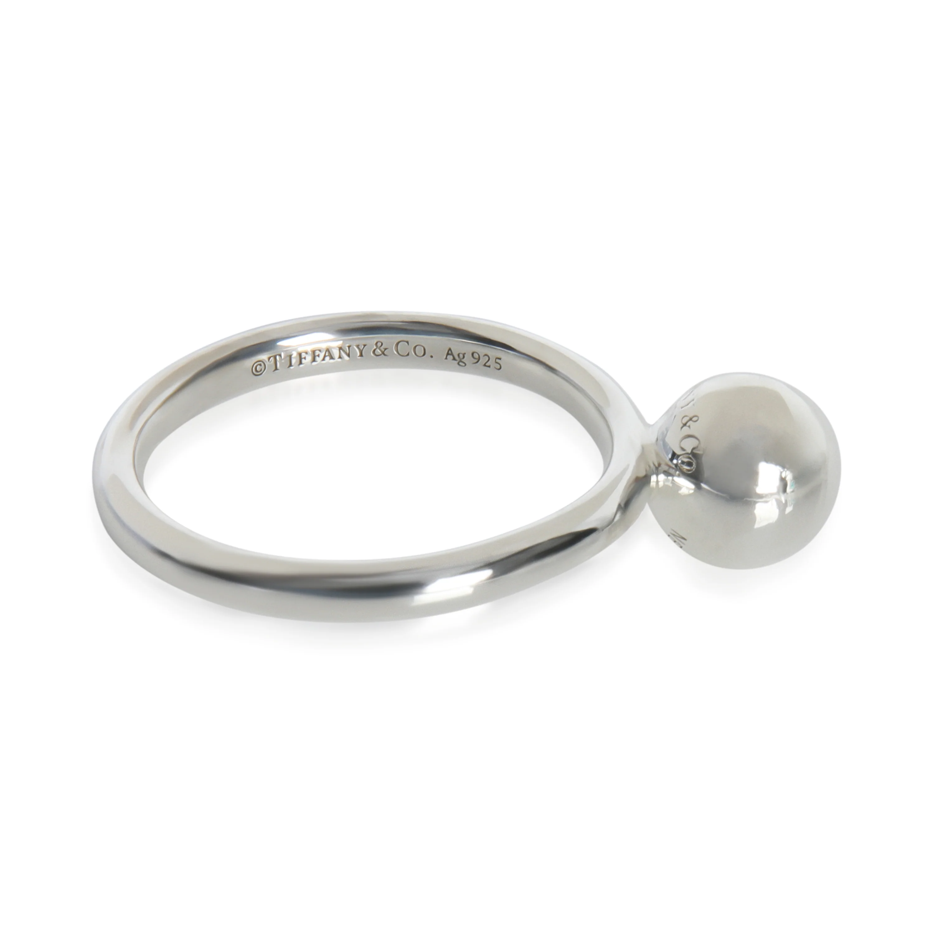 Sterling Silver HardWear Small Model Ball Ring - Image 2