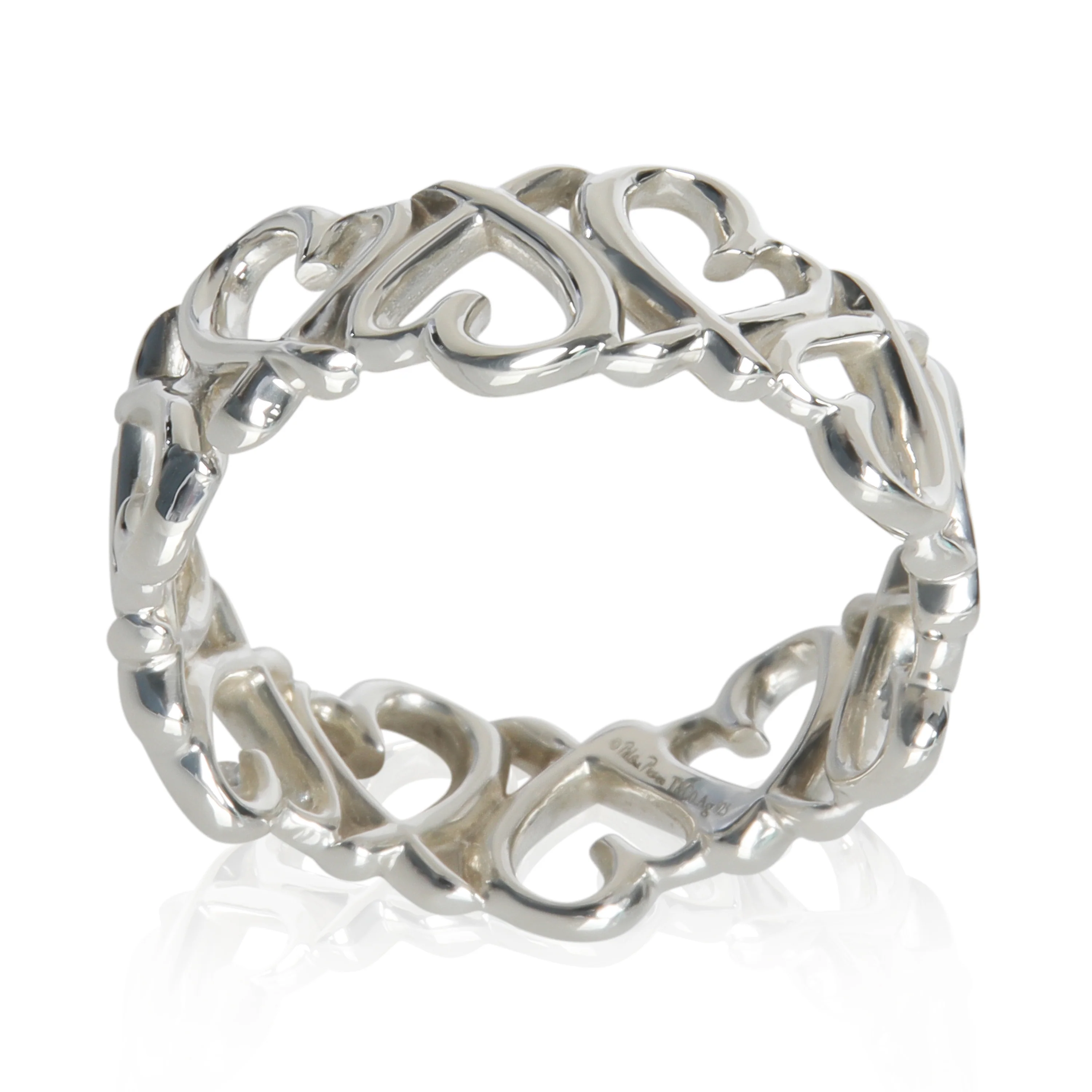 Sterling Silver  Paloma Picasso Loving Heart Ring - Image 3