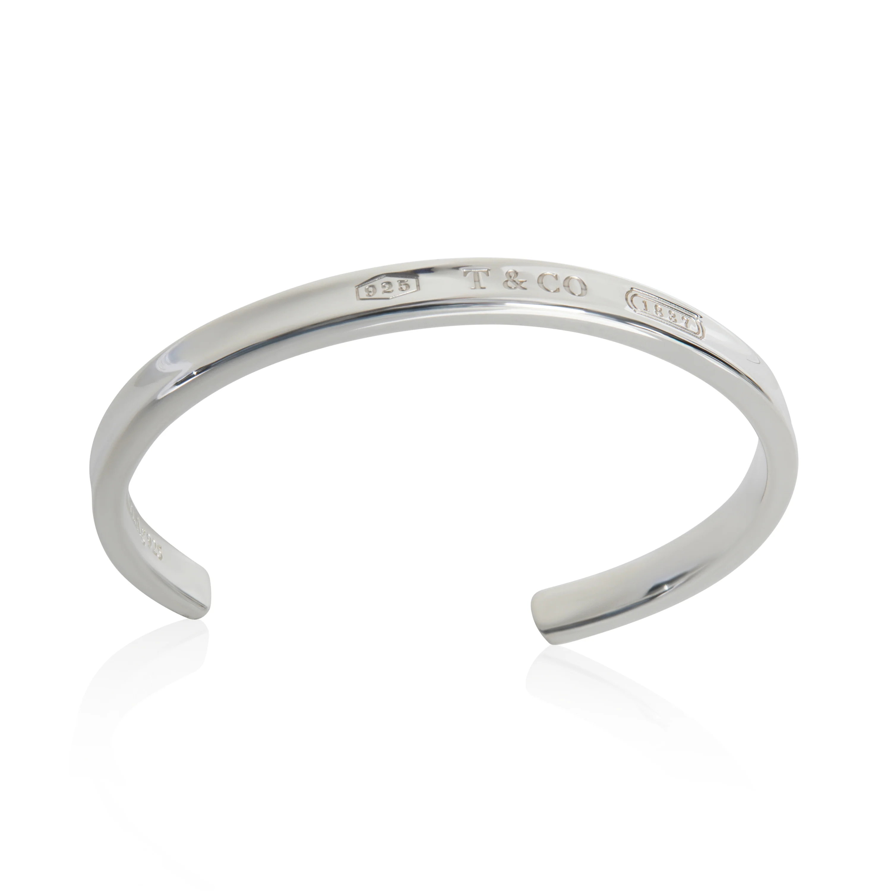Sterling Silver 1837 Narrow Cuff Bracelet - Image 4