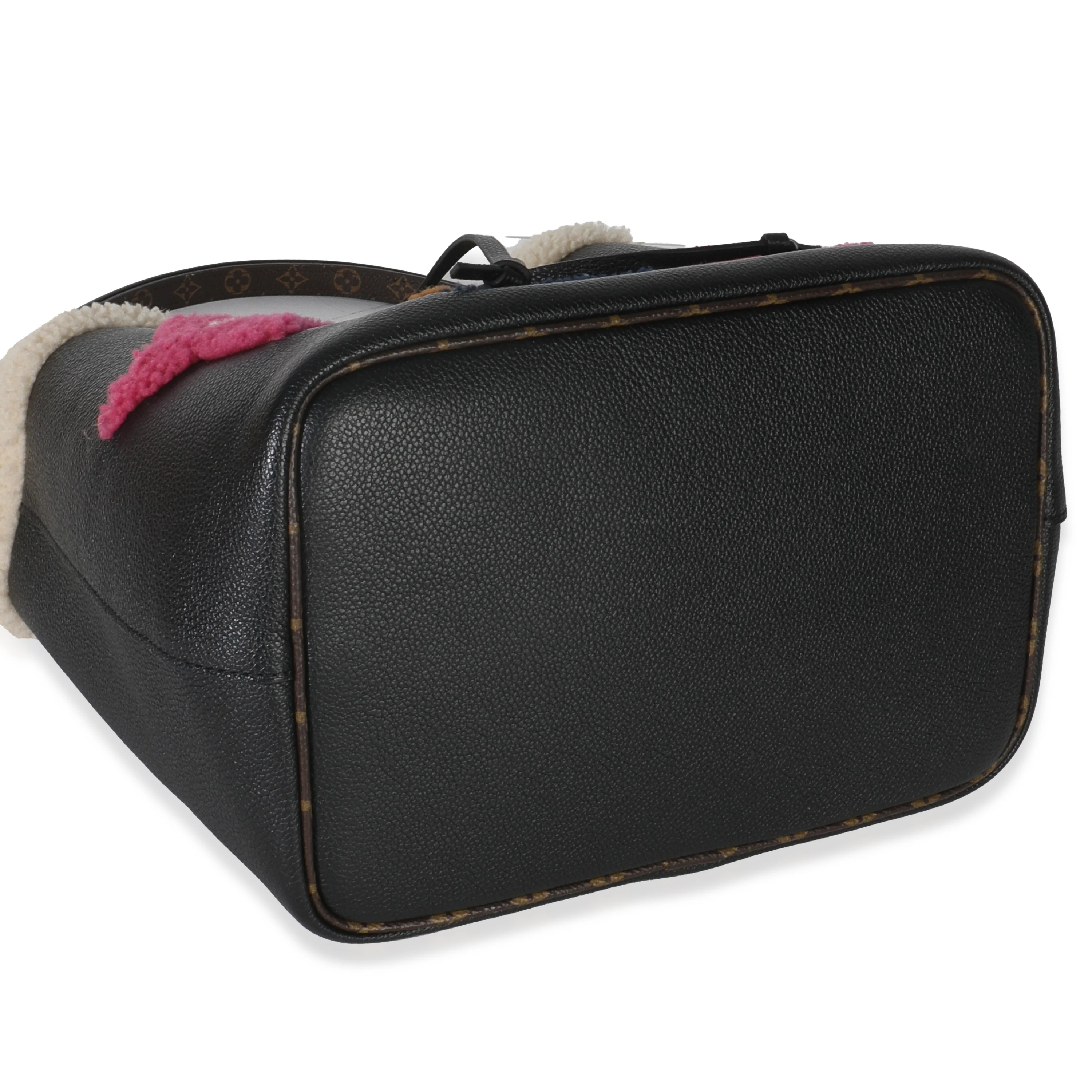 Black Shearling Monogram Neonoe MM - Image 6