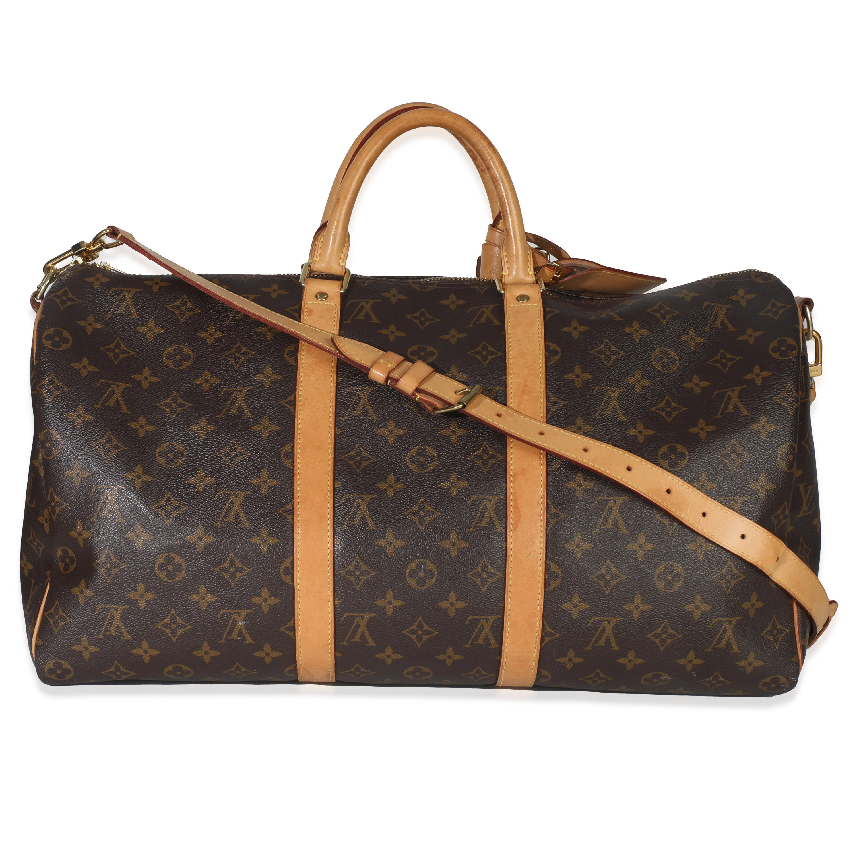 Monogram Canvas Keepall Bandouliere 50 - Image 4