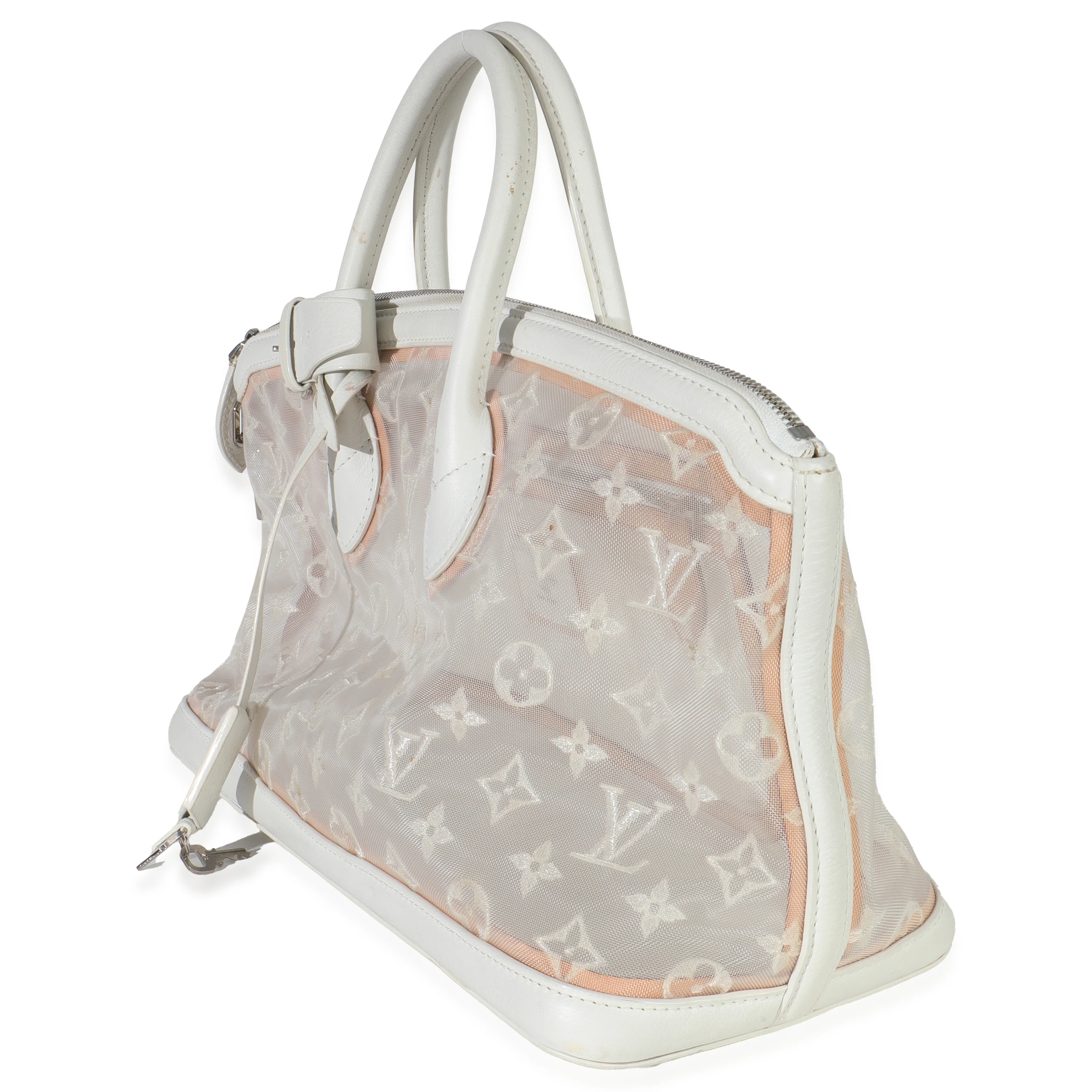 White Monogram Transparence Lockit East West - Image 2