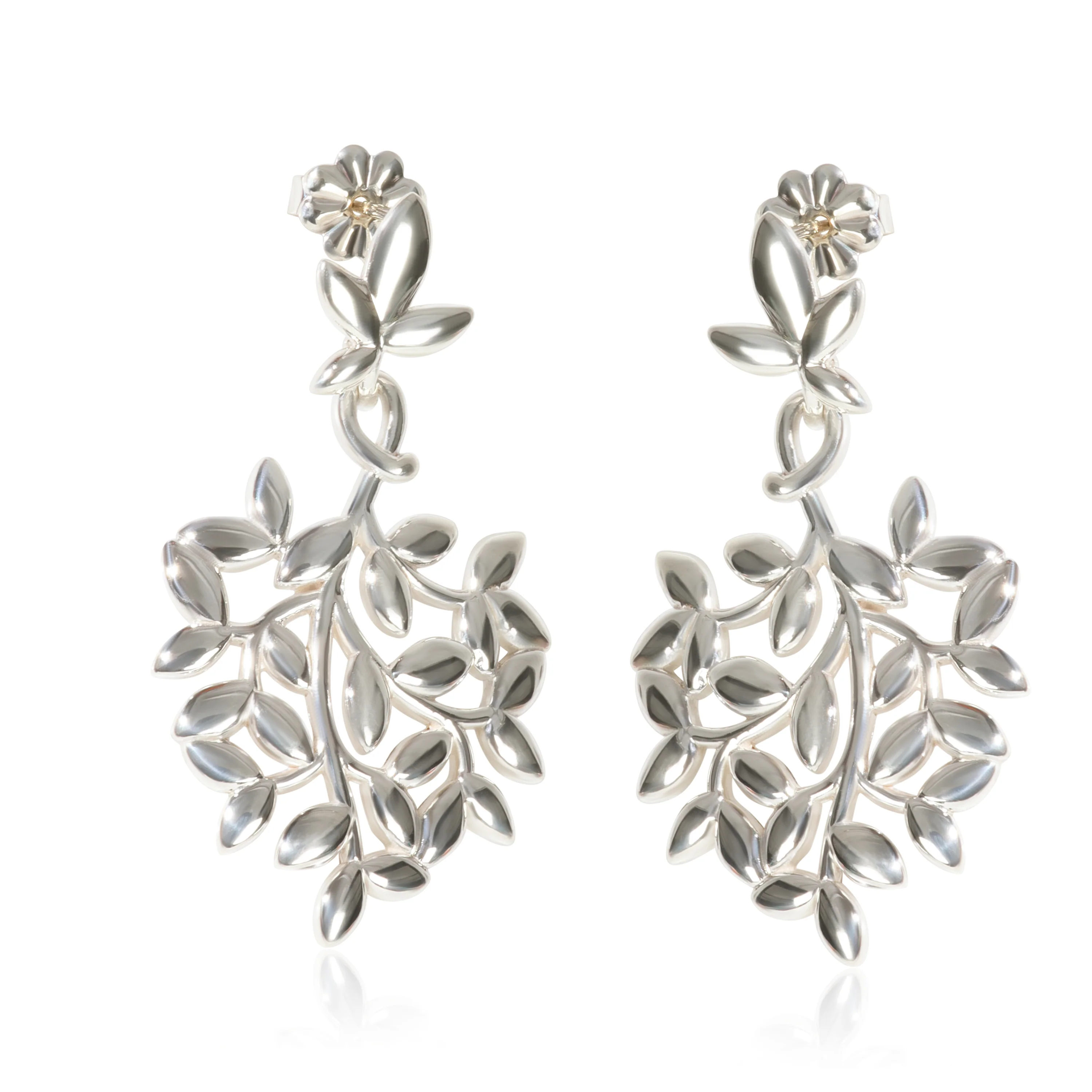 Sterling Silver Paloma Picasso Olive Leaf Earrings