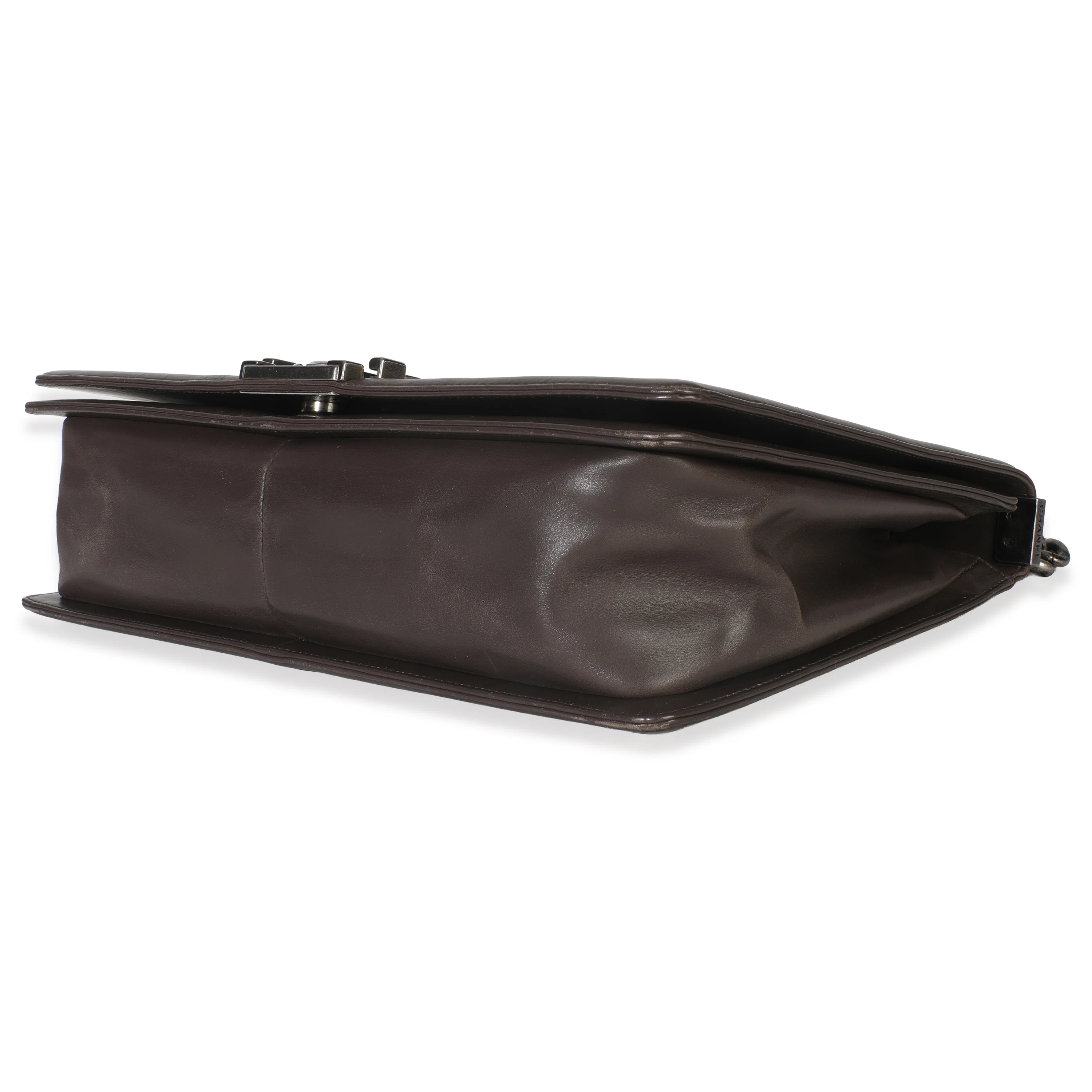 Dark Grey Smooth Calfskin XL Reverso Boy Bag - Image 6